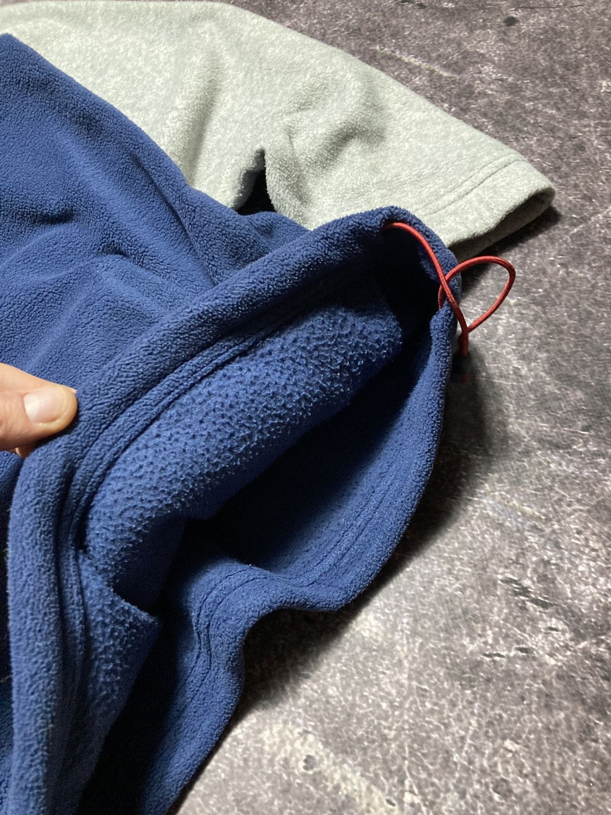 Vintage Vintage Nike Spellout Half Zip Fleece Pullover Mens L Blue Size US L / EU 52-54 / 3 - 5 Thumbnail