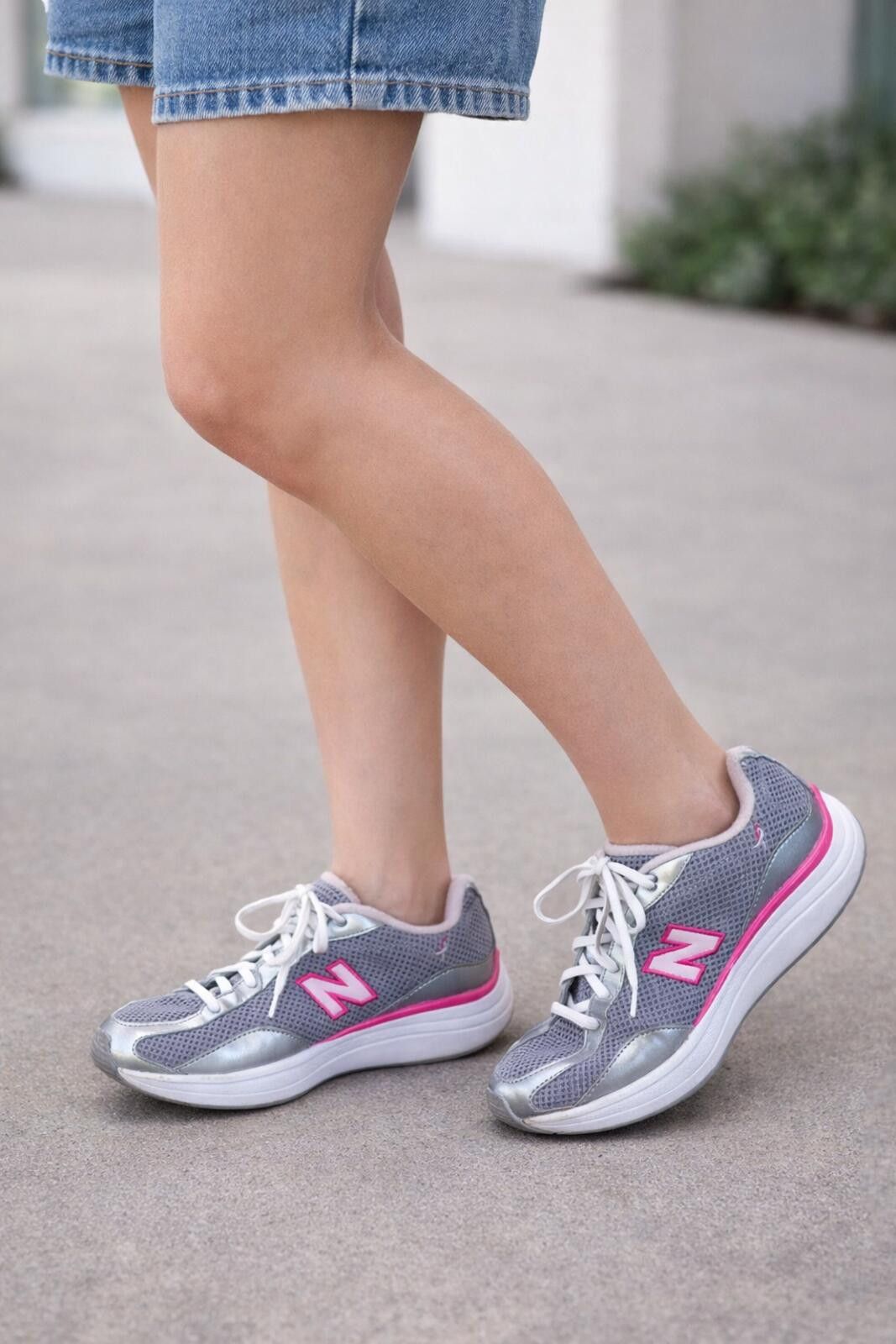 New Balance New Balance Gray Pink 1442 Walking Shoes Womend Size 7.5 US Size US 7.5 / IT 37.5 - 1 Thumbnail