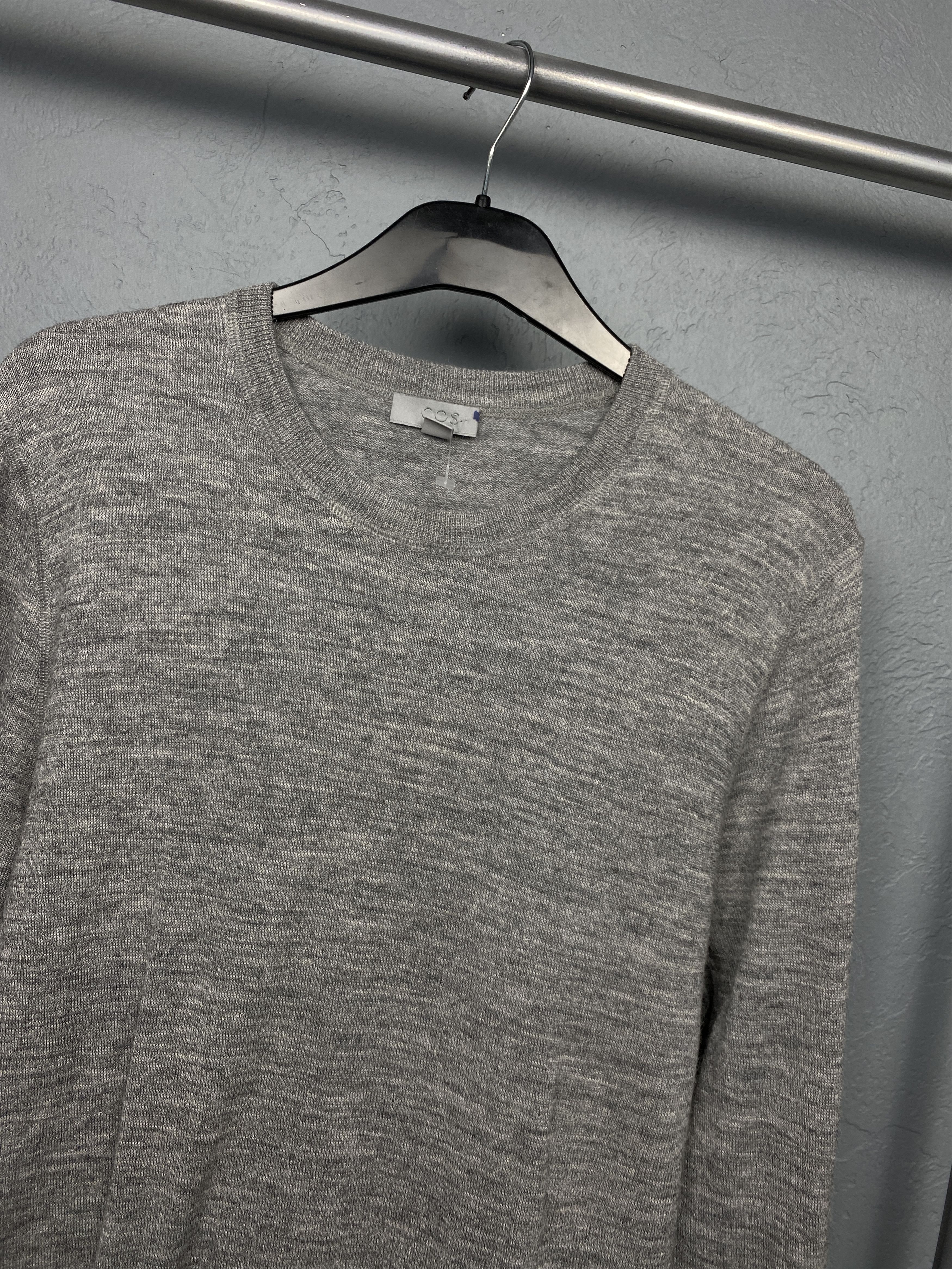 Cos Cos Mens Crew Neck Wool Sweater Size US M / EU 48-50 / 2 - 2 Thumbnail