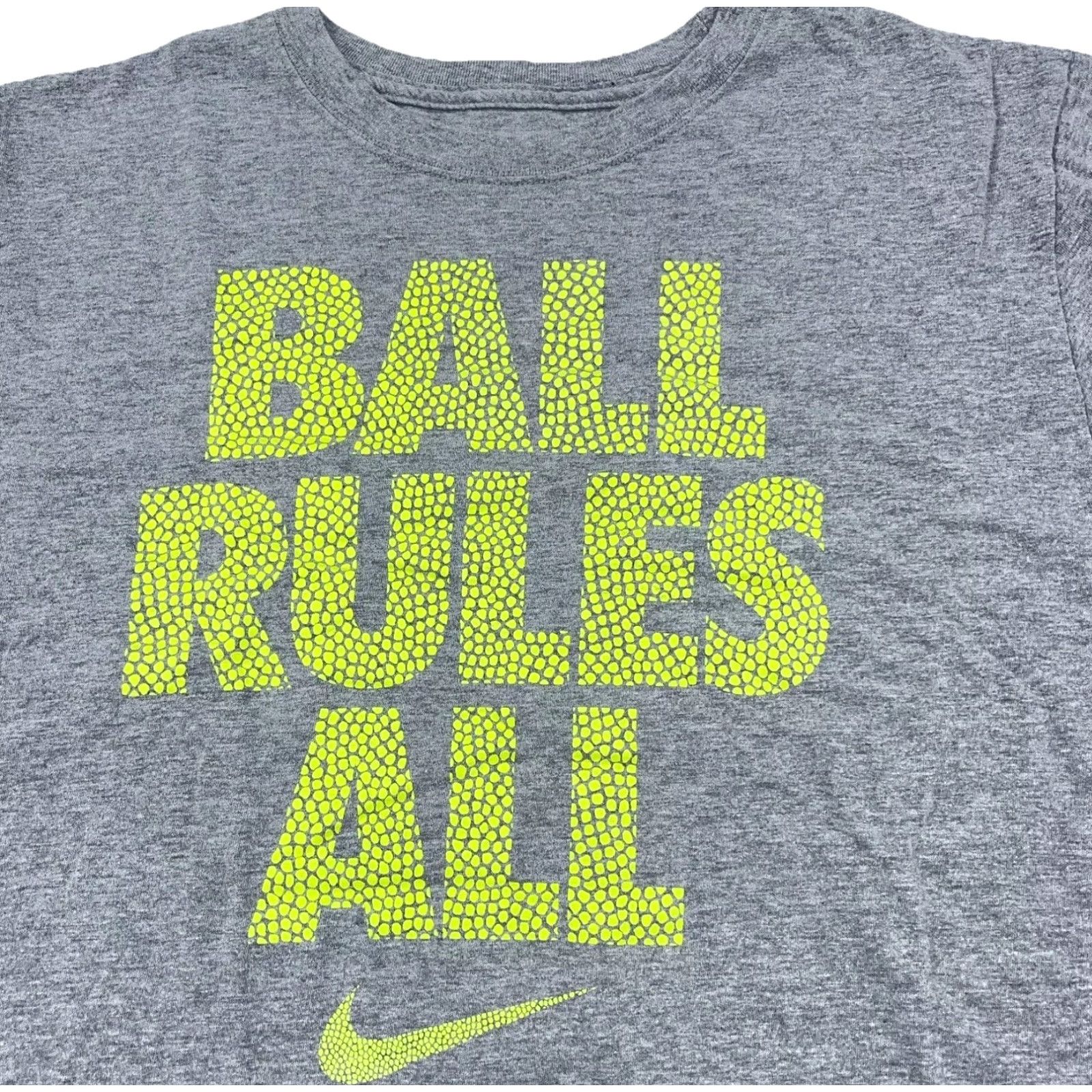 Nike Nike Shirt Men Medium Gray Green Swoosh Logo Regular Fit Tee T-Shirt 90s Hip Hop Retro USA Rock Classic Size US M / EU 48-50 / 2 - 2 Thumbnail