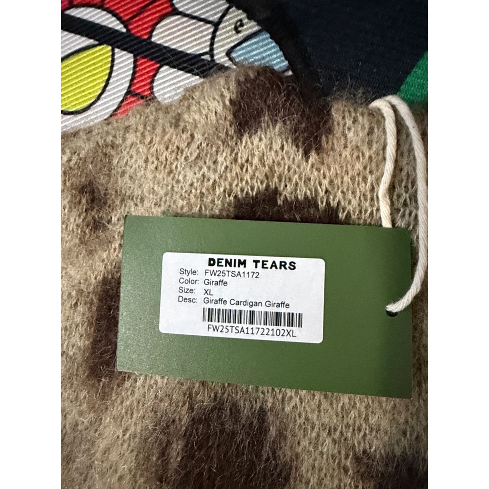 DENIM TEARS Denim Tears Giraffe Cardigan Size US XL / EU 56 / 4 - 13 Thumbnail