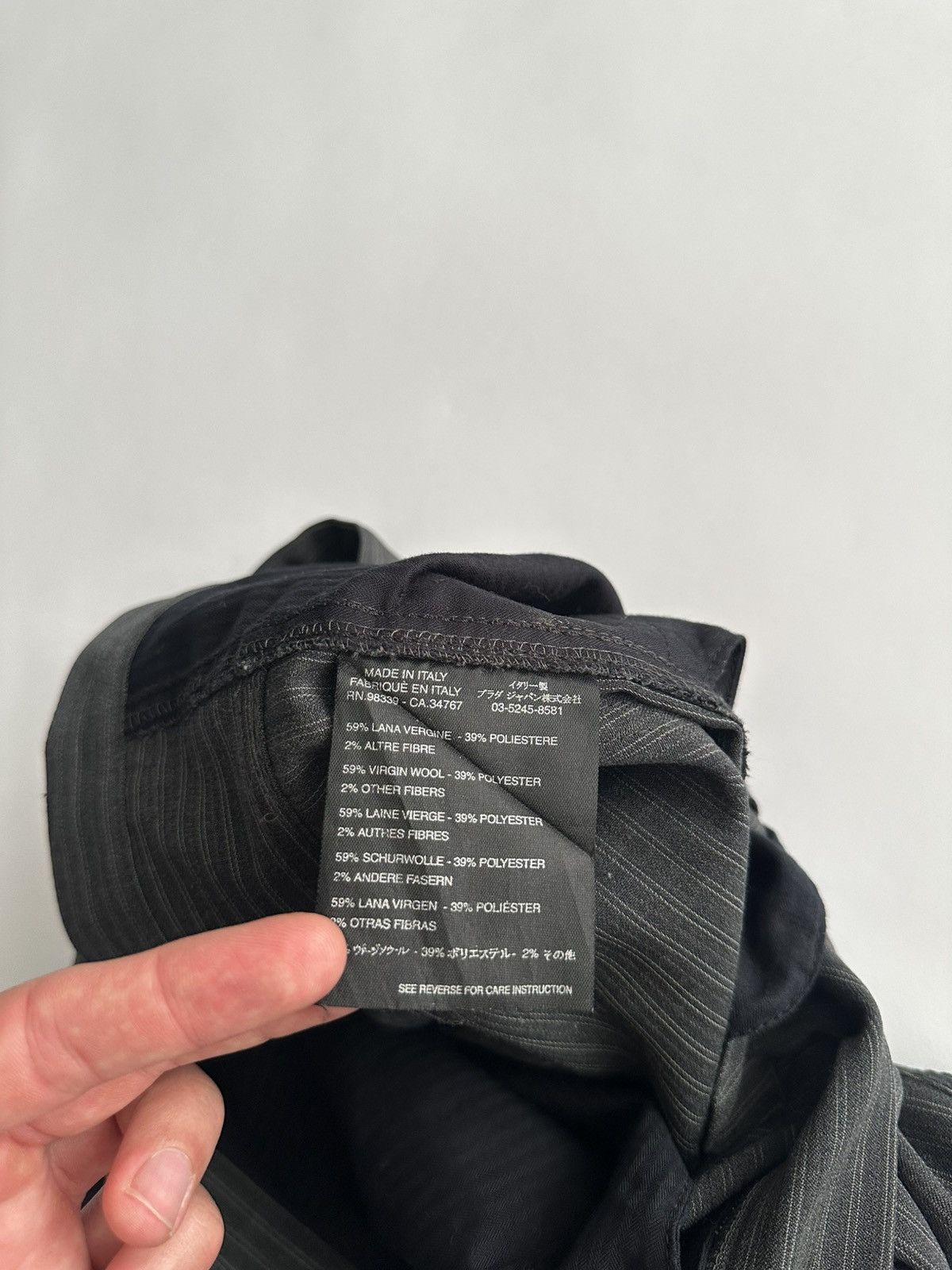 Prada Prada Early 2000’s 5 Pocket Striped Wool Pants Size US 32 / EU 48 - 10 Thumbnail