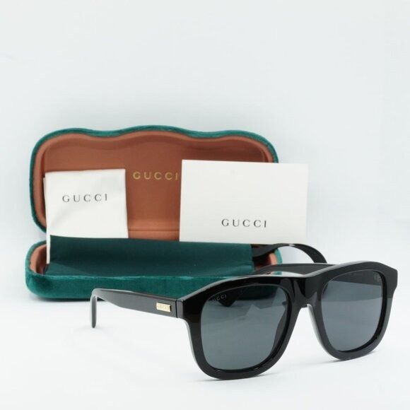 Gucci Gucci GG1316S 001 Sunglasses Black Aviator Frame, Grey Size ONE SIZE - 11 Thumbnail