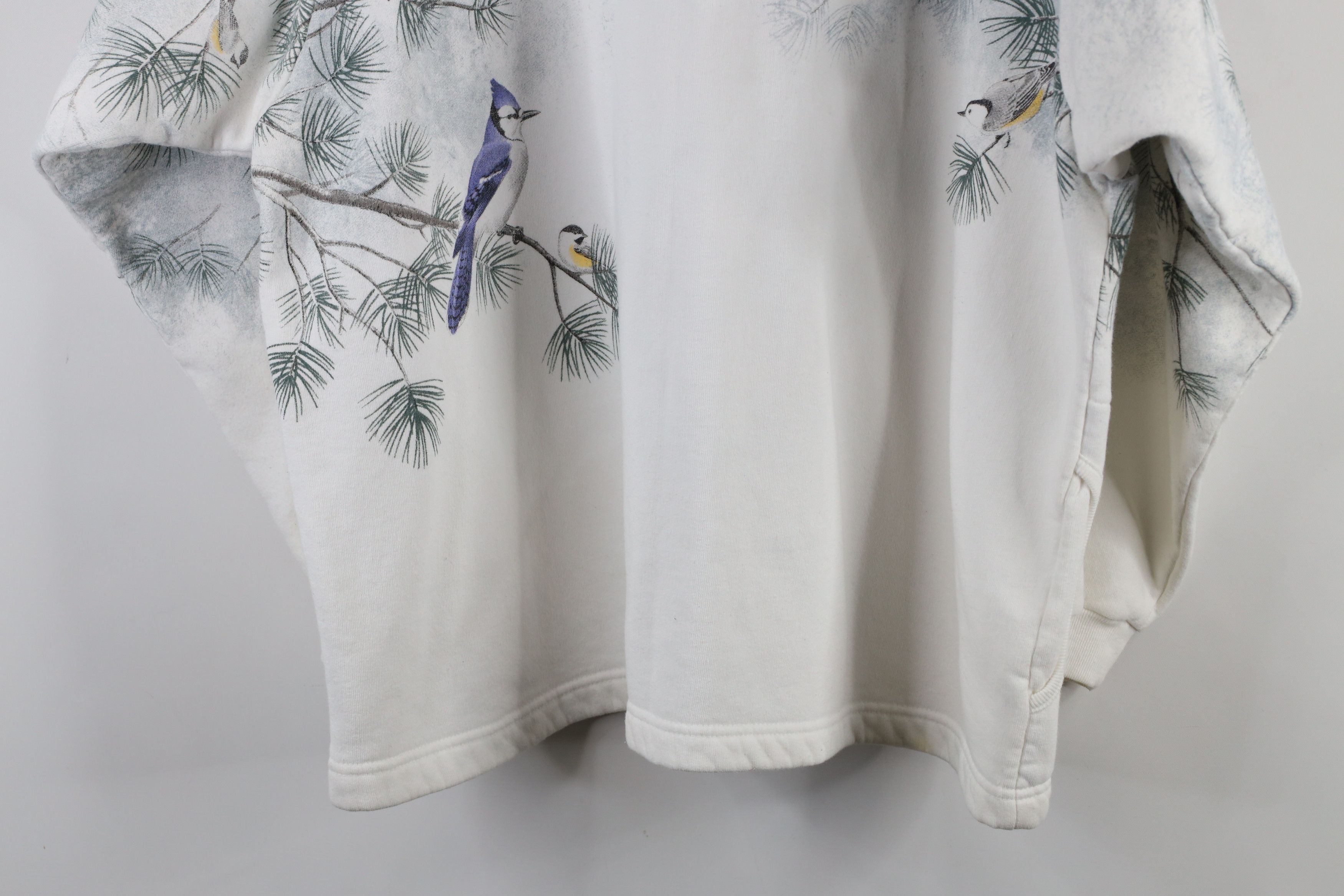 Vintage Vintage 90s Christmas All Over Print Cardigan Sweatshirt Size L / US 10 / IT 46 - 16 Thumbnail