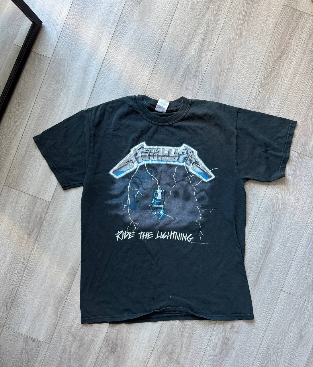 Band Tees × Metallica × Vintage Vintage 90s Ride The Lightning Metallica 1994 T-Shirt Size US M / EU 48-50 / 2 - 5 Thumbnail