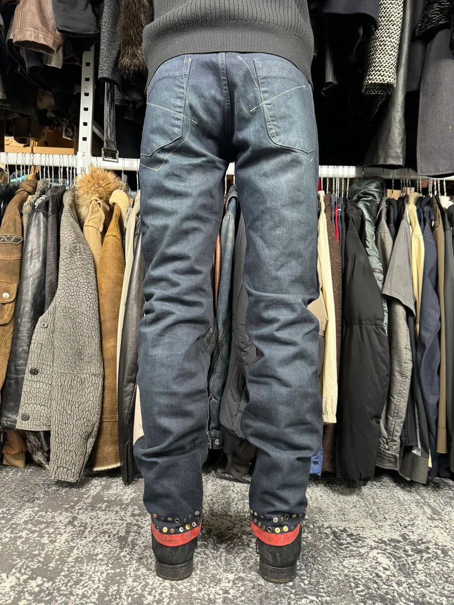 Marithe + Francois Girbaud SS2013 Marithé + François Girbaud Navy Blue Studded Denim Jeans Size US 32 / EU 48 - 4 Thumbnail