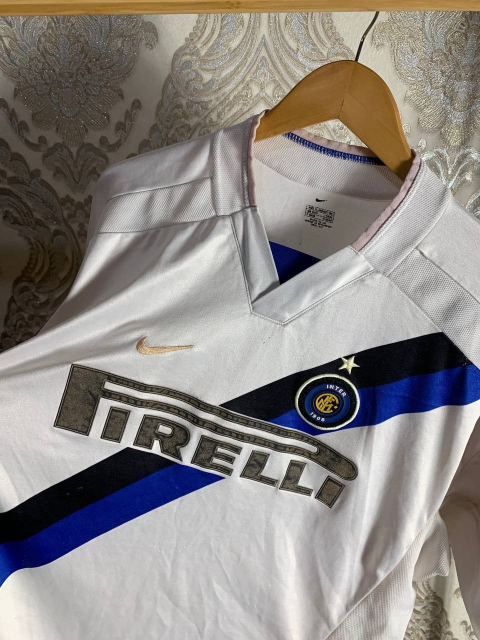Vintage Very Rare Nike FC Inter Milan Italy Soccer Jersey Retro Size US L / EU 52-54 / 3 - 5 Thumbnail