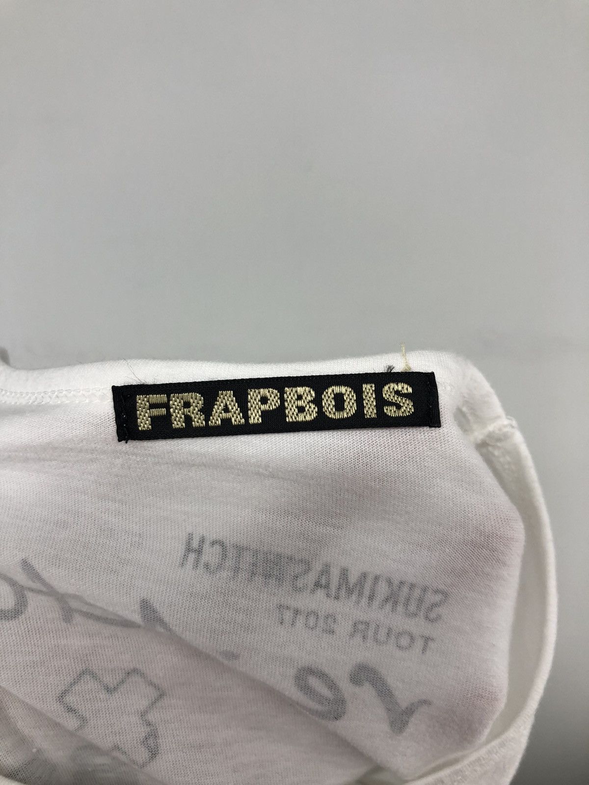 Frapbois Frapbois x Sukima Switch Tour 2017 Re:Action Big Logo Tshirt Size US M / EU 48-50 / 2 - 16 Thumbnail