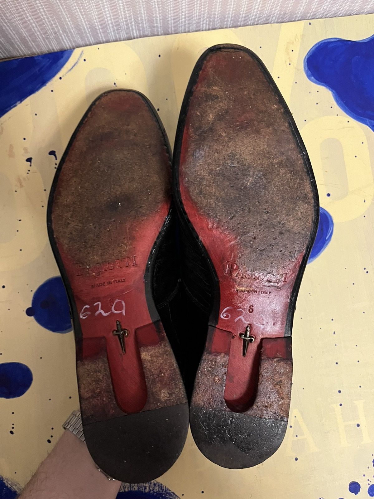 Paciotti Vintahe cesare pasiotti leather layered dagger shoes Size US 6 / EU 39 - 6 Thumbnail