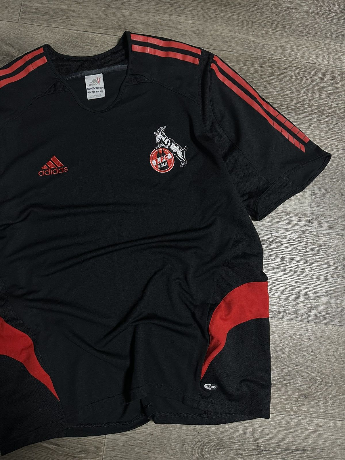 Adidas 🫧 ADIDAS VINTAGE FC KOLN TRAINING SOCCER JERSEY Size US L / EU 52-54 / 3 - 2 Thumbnail