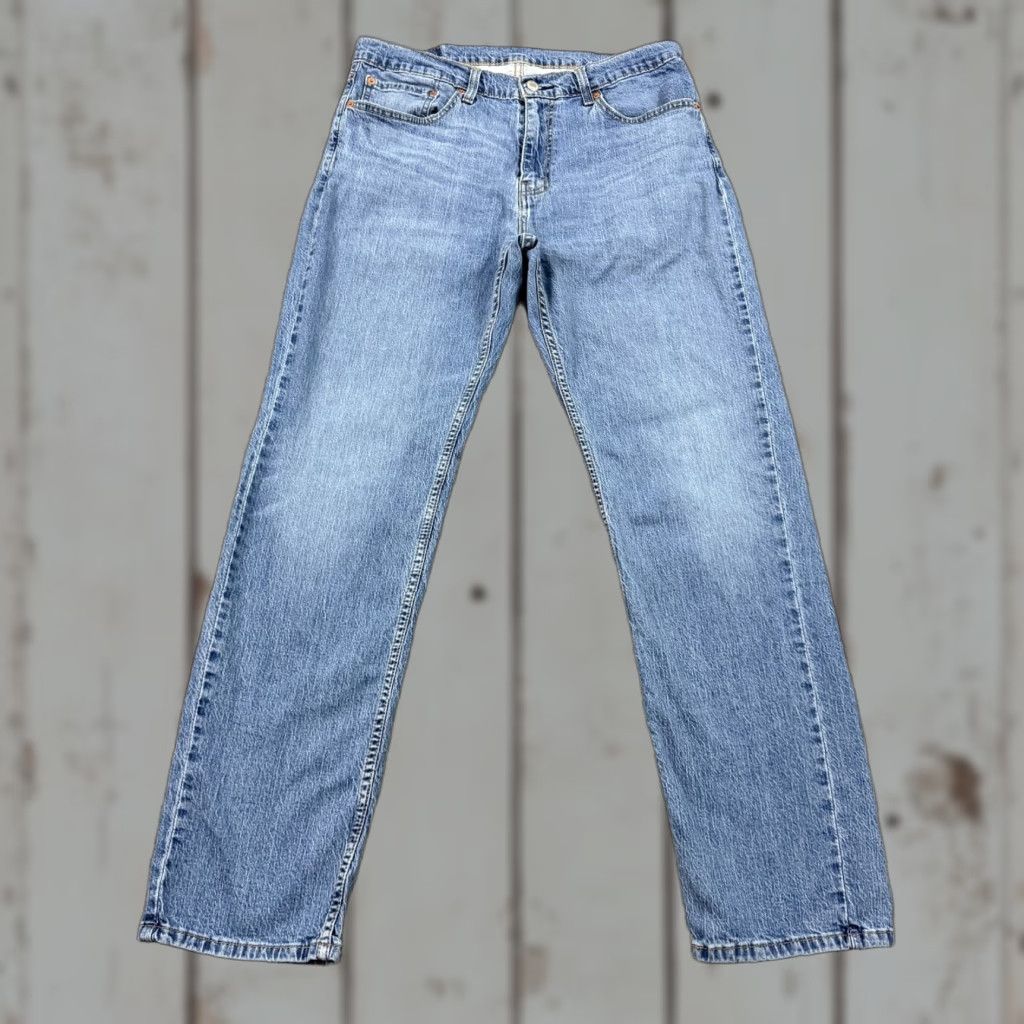 Levi's Levis 559 Jeans Mens 34 Straight Leg Relaxed Fit Medium Wash Denim 100% Cotton Size US 32 / EU 48 - 1 Thumbnail