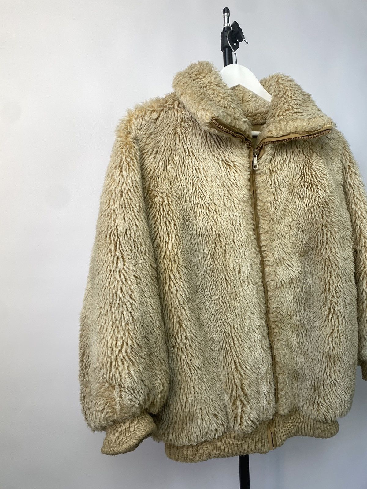 Designer × Hysteric Glamour × Japanese Brand Vintage 90 Japanese Brand Mohair Fur Jacket RIRI Y2K Opium Size US S / EU 44-46 / 1 - 3 Thumbnail
