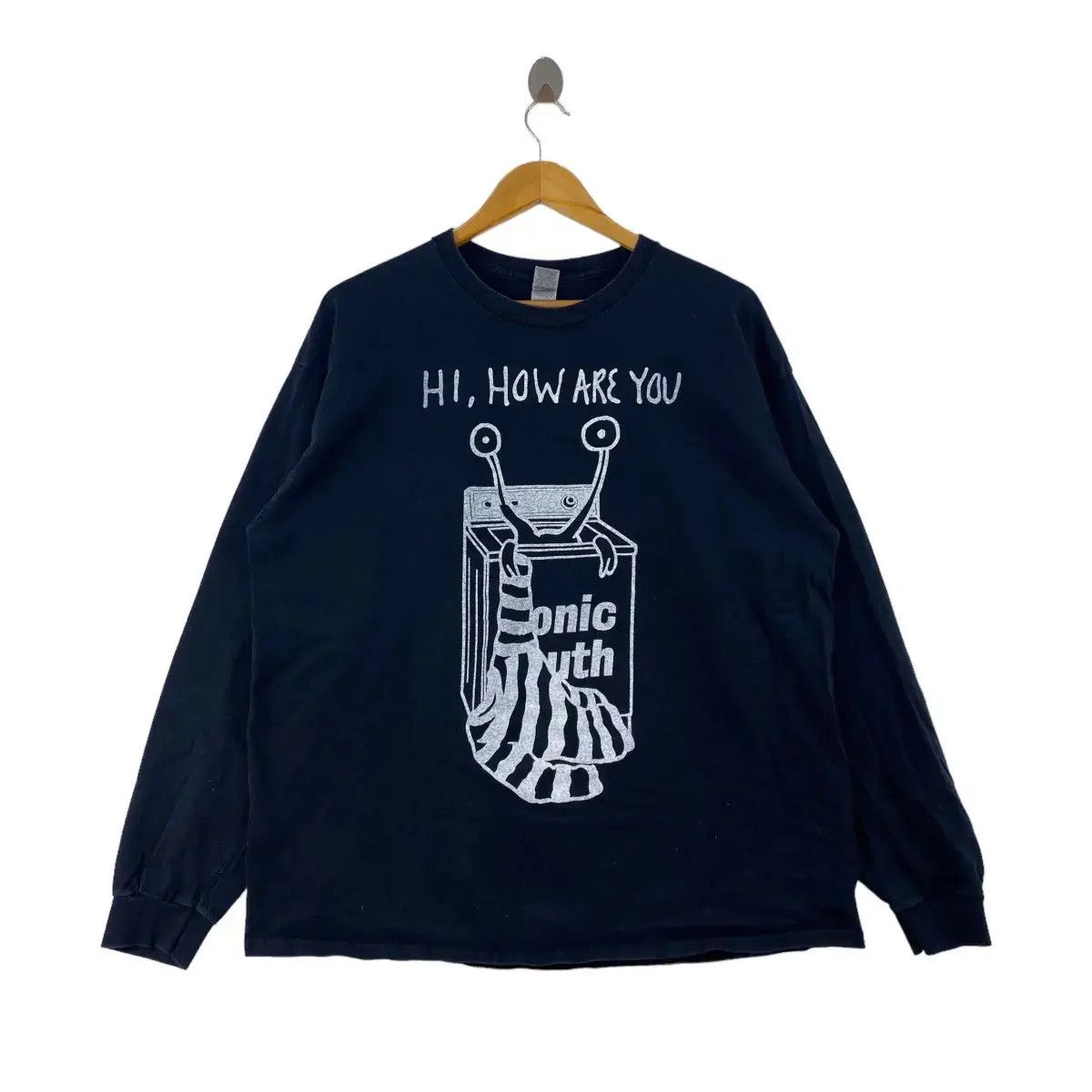 Homage BAND SONIC YOUTH Daniel Johnston Homage Tee Shirt Top Album Size US XL / EU 56 / 4 - 1 Thumbnail