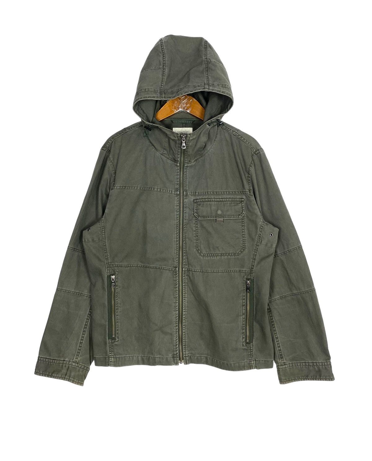 Uniqlo Rare‼️ Uniqlo Military Jacket Hoodie Size US M / EU 48-50 / 2 - 1 Thumbnail