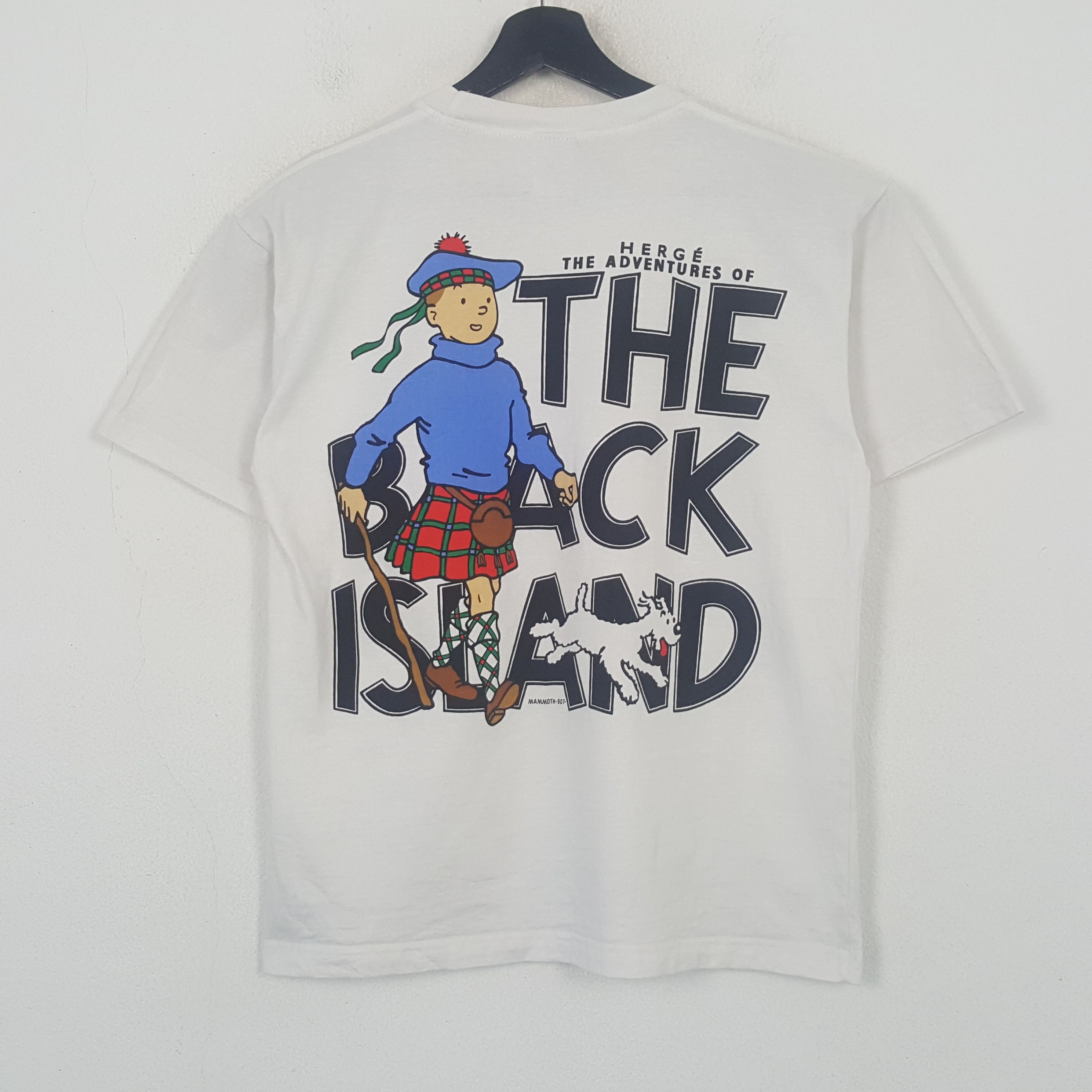 Vintage The Adventure of Tintin Cartoon Tshirt C294N64 Size US M / EU 48-50 / 2 - 1 Thumbnail