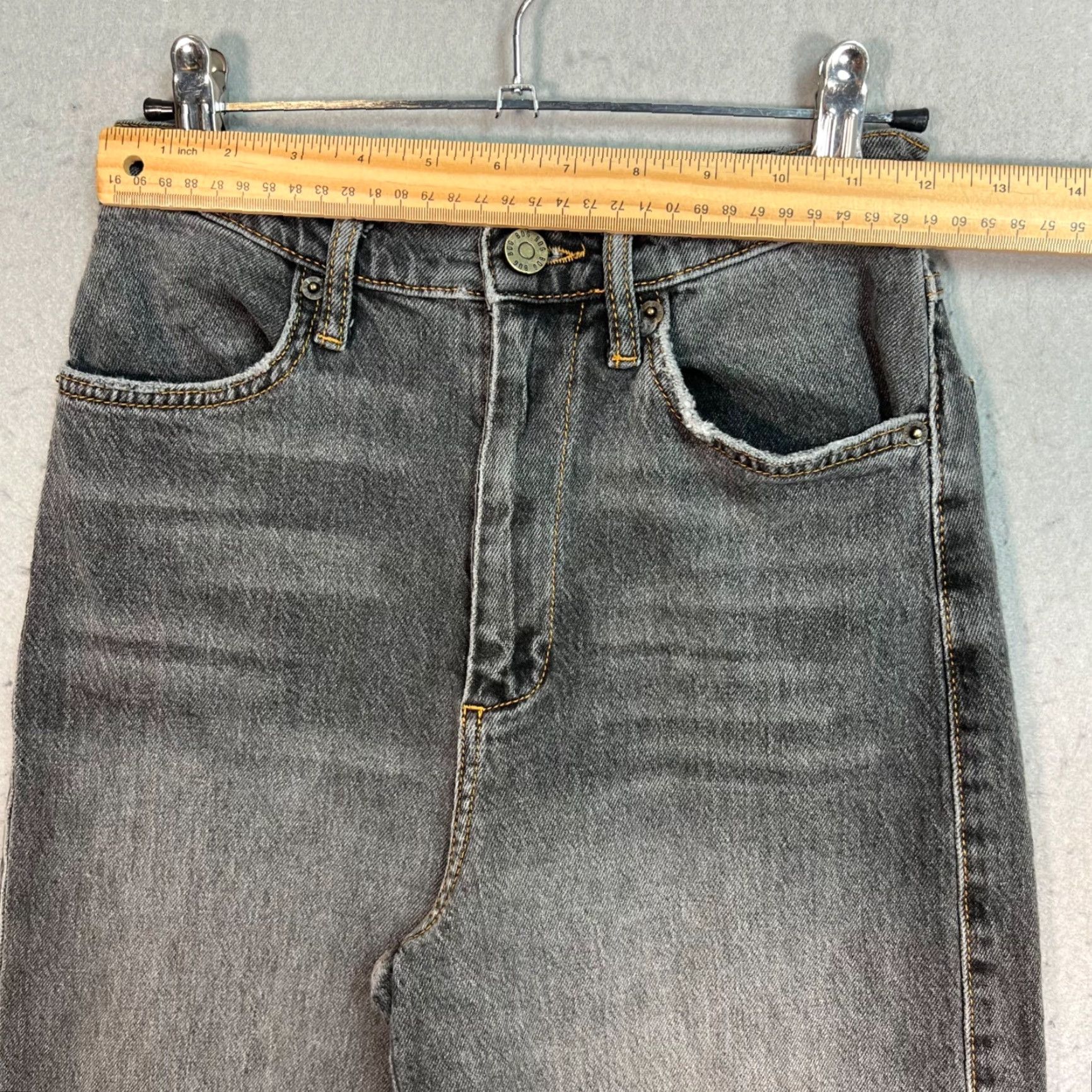 Urban Outfitters VINTAGE BDG Urban Outfitters A-Wide High Rise Straight Leg Jeans Women 25 Gray Denim Jeans Size 42" / US 20 - 5 Thumbnail