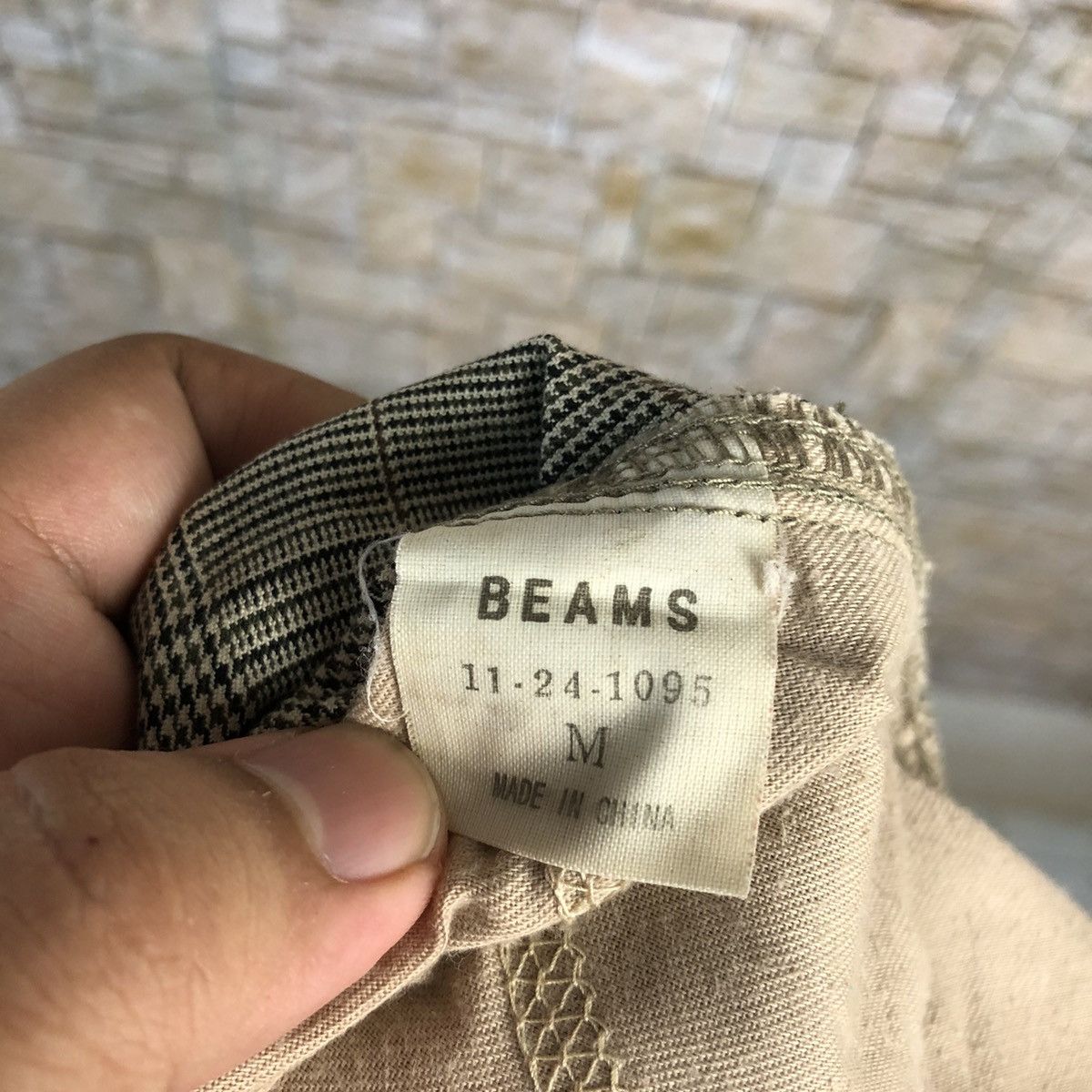 Beams Plus Beams Grey Checkred Cargo Multipocket Pants #A584 Size US 31 - 16 Thumbnail