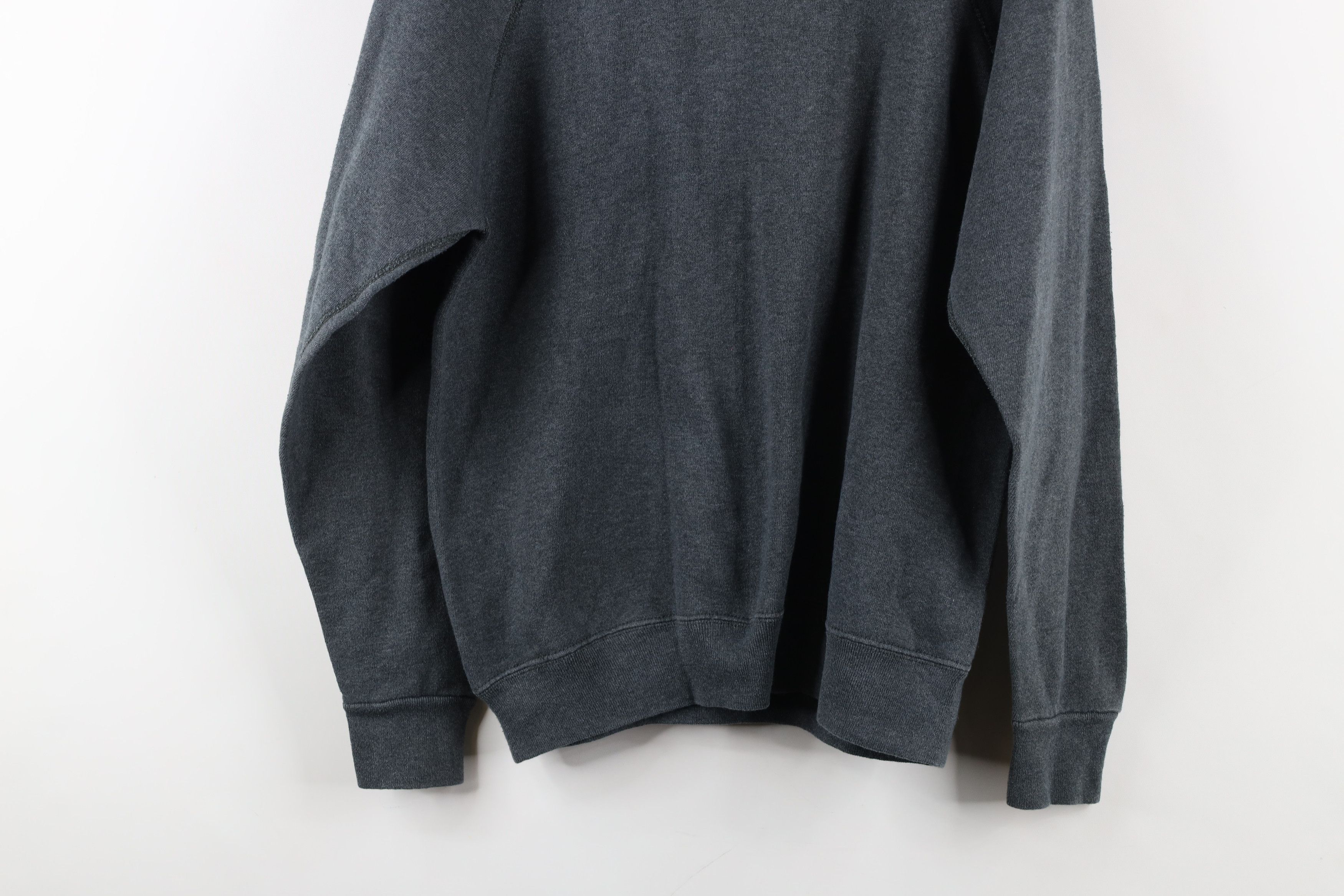 Vintage Vintage 70s 80s Streetwear Blank Raglan Sweatshirt Gray USA Size L / US 10 / IT 46 - 13 Thumbnail