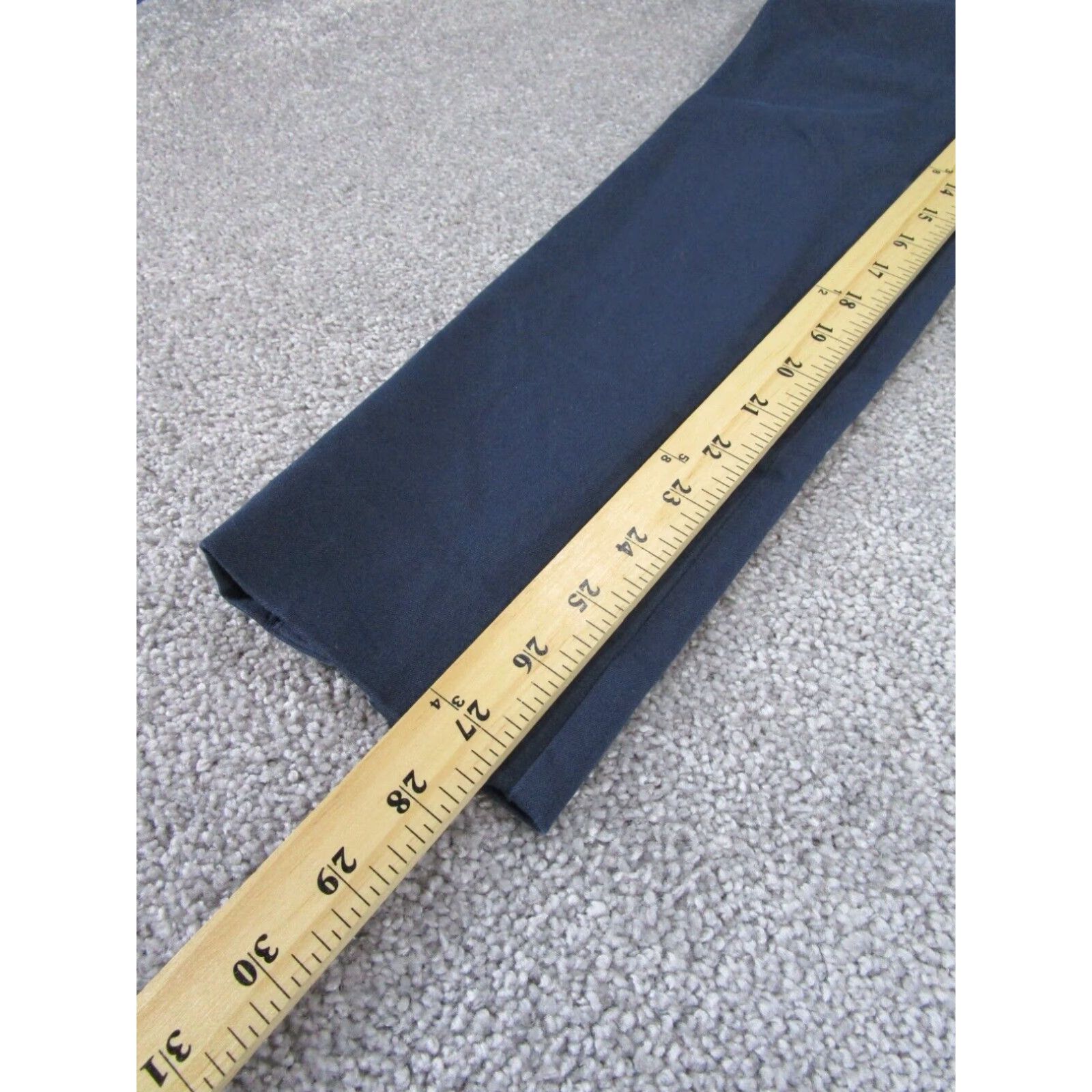 Everlane Womens Everlane Pants Navy Blue Skinny Cotton Stretch Trousers Office XL Size 26" / US 2 / IT 38 - 3 Thumbnail
