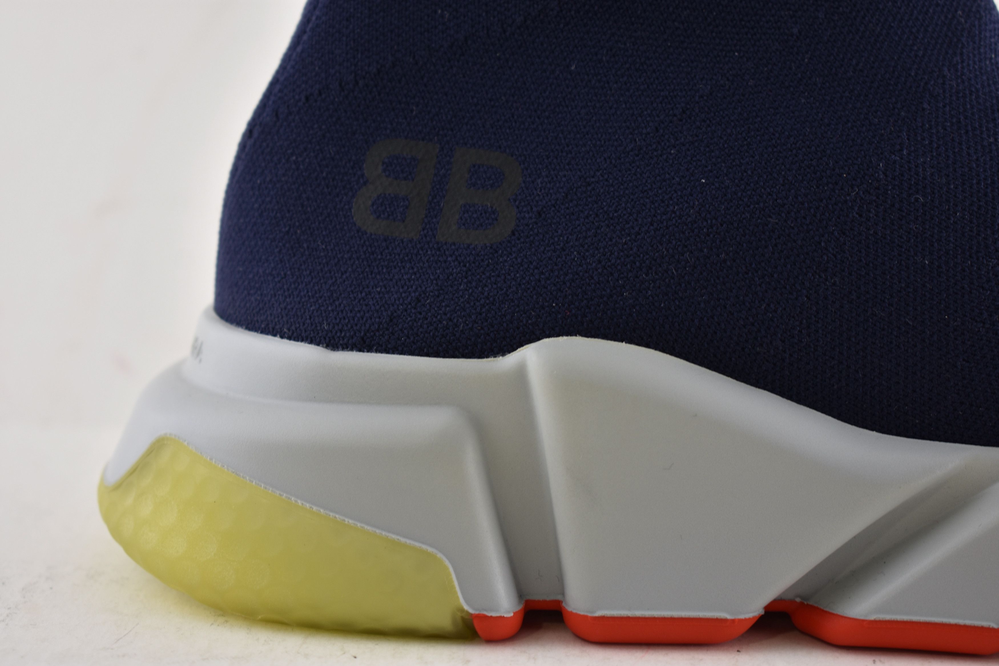 Balenciaga Balenciaga Speed Sock Grey BB Logo High Top Sneaker 44 11 Size US 11 / EU 44 - 5 Thumbnail