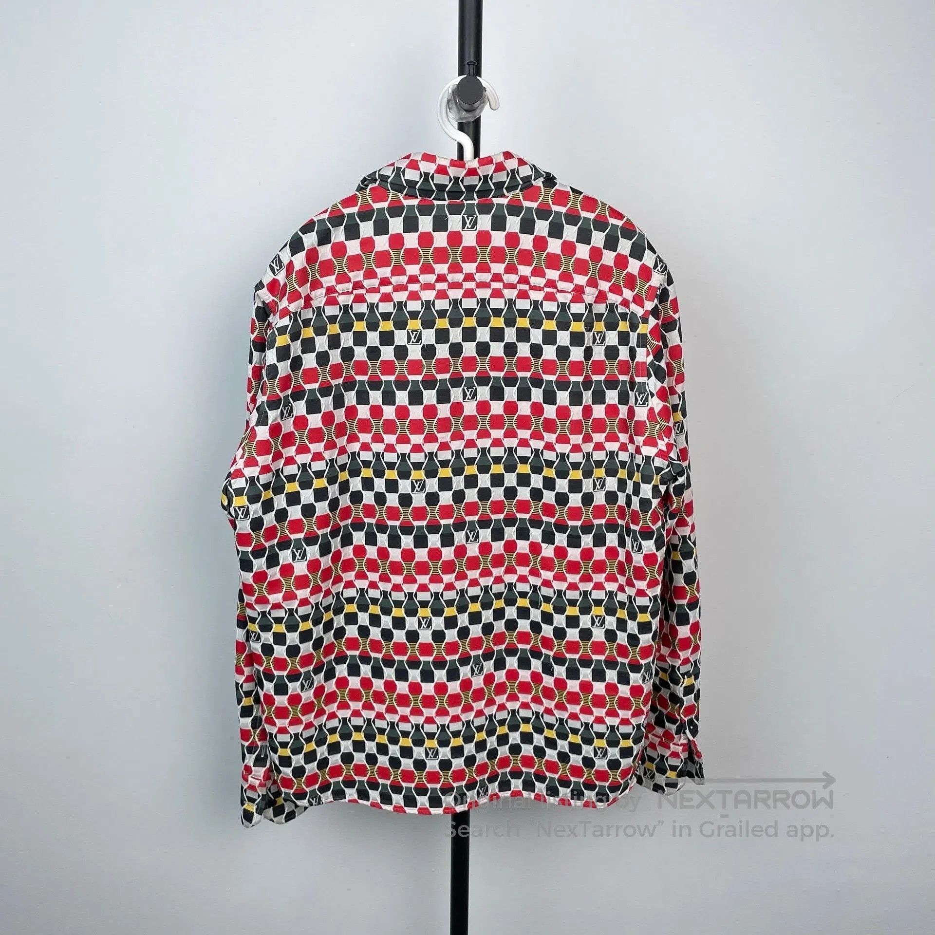 Louis Vuitton Louis Vuitton Colorful Plaid Logo Embroidered Shirt Jacket Size US S / EU 44-46 / 1 - 2 Thumbnail