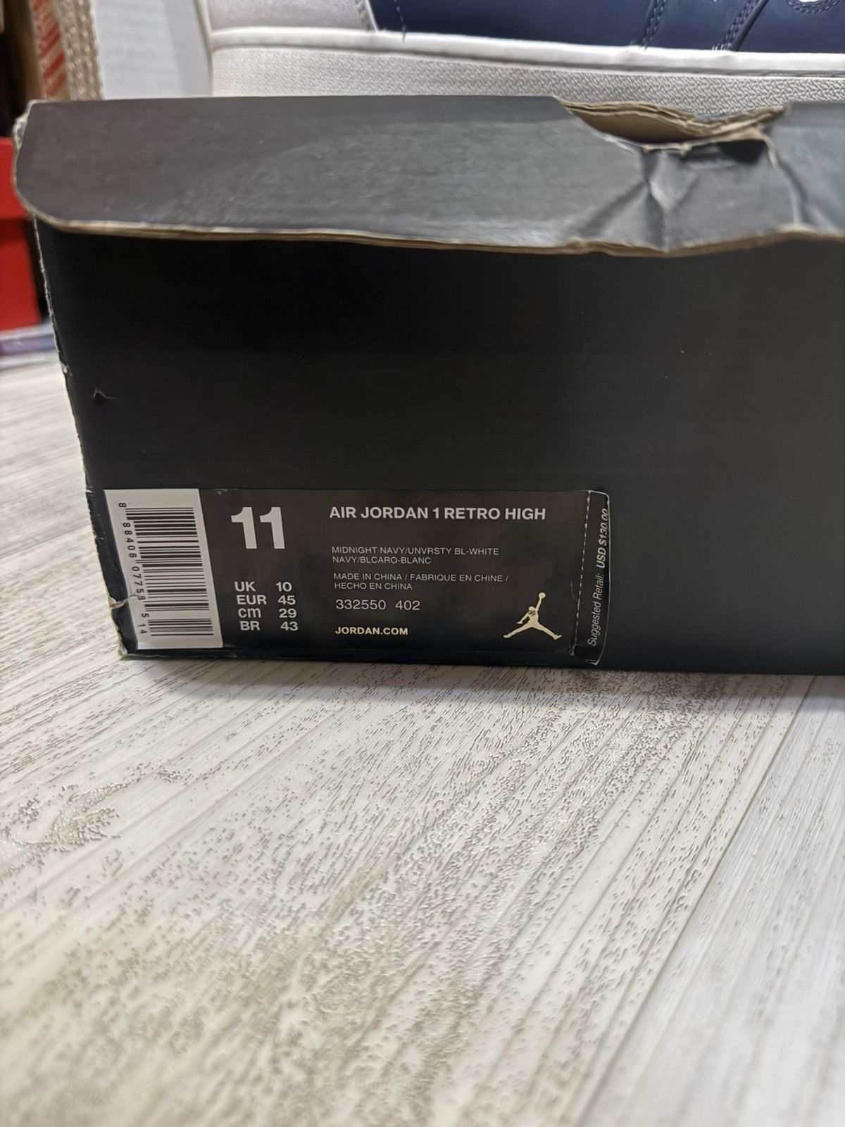 Jordan Brand Air Jordan 1 Retro High Chris Paul CP3 PE Size US 11 / EU 44 - 9 Thumbnail