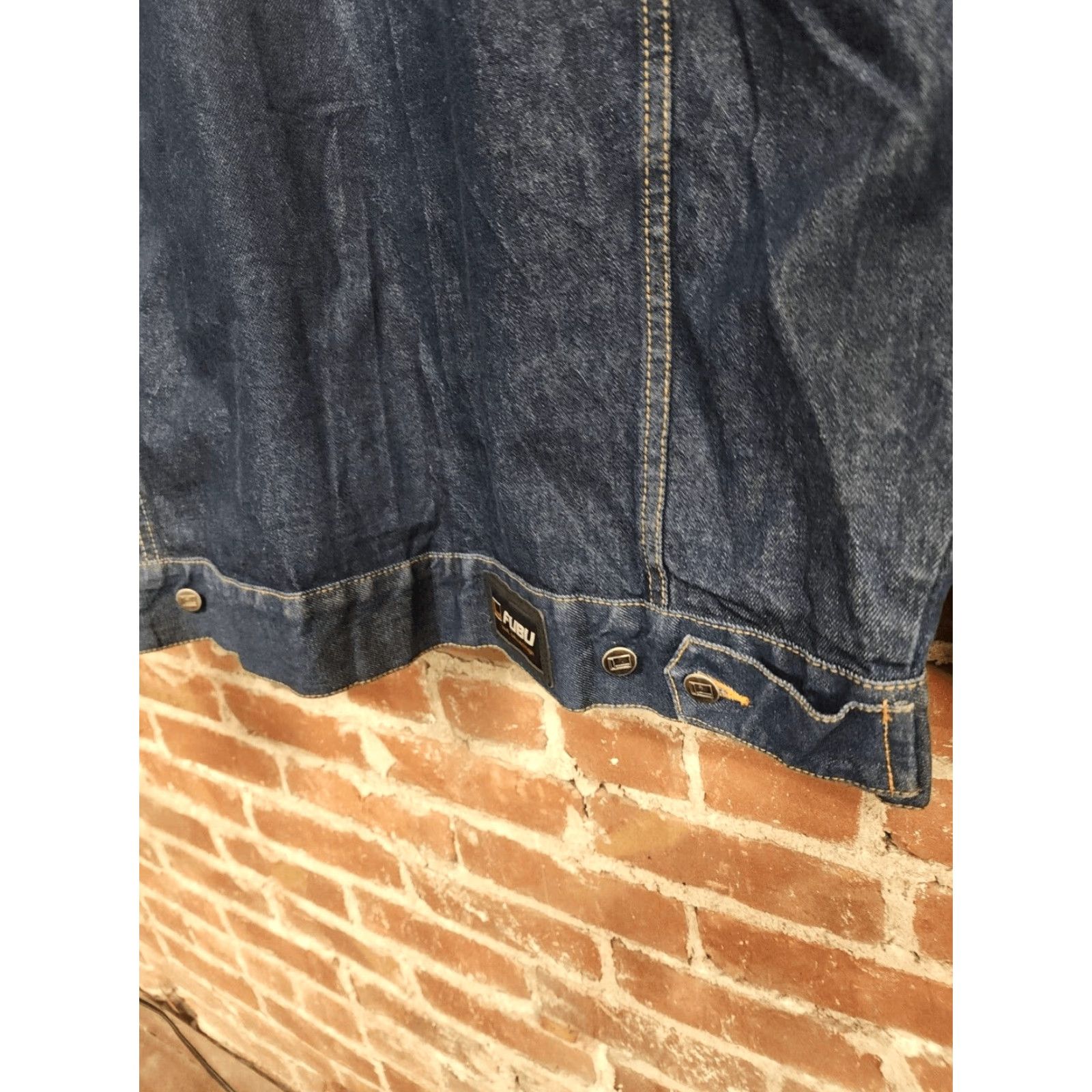 Fubu VINTAGE FUBU Jeans Mens 48x34 Blue Y2K Baggy Streetwear Skater Raver Grunge Jacket Style jean Men 48 Blue Size US 32 / EU 48 - 7 Thumbnail