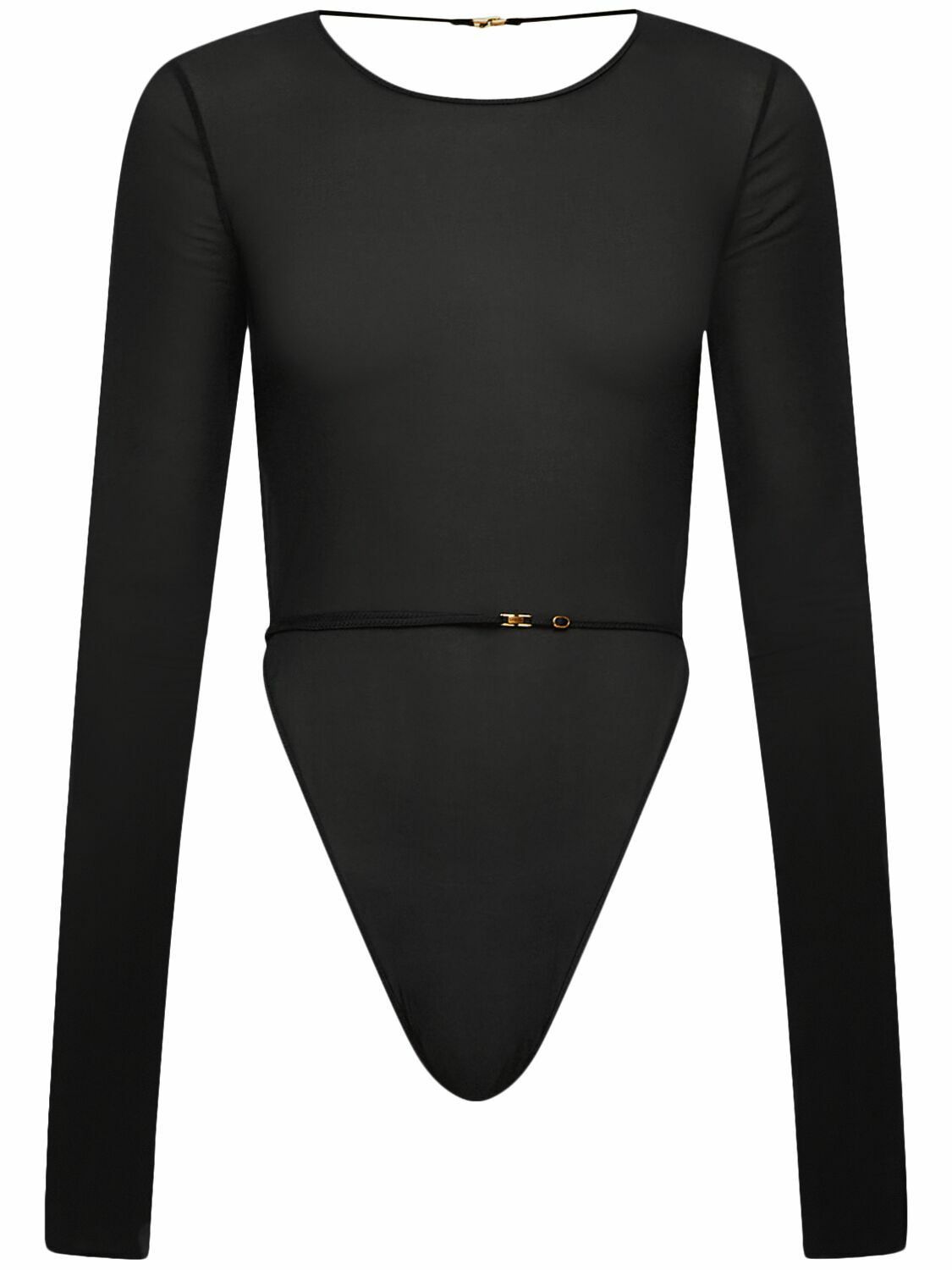 Saint Laurent Paris o1y0126 Bodysuit in Black Size M / US 6-8 / IT 42-44 - 1 Thumbnail