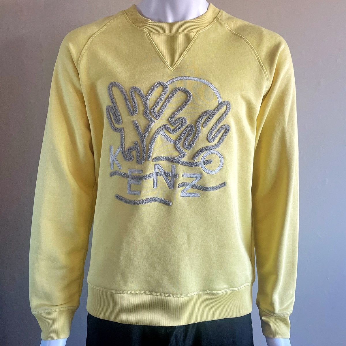 Kenzo Kenzo Paris Yellow Dancing Cactus Sweatshirt Size US L / EU 52-54 / 3 - 1 Thumbnail