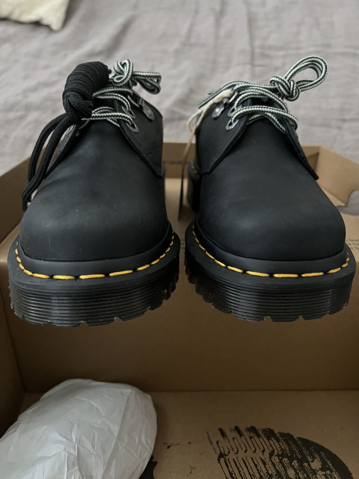 thisisneverthat thisisneverthat Dr.Martens 1461 3 Hole Shoes Black size 5M Size US 5 / EU 37 - 2 Thumbnail