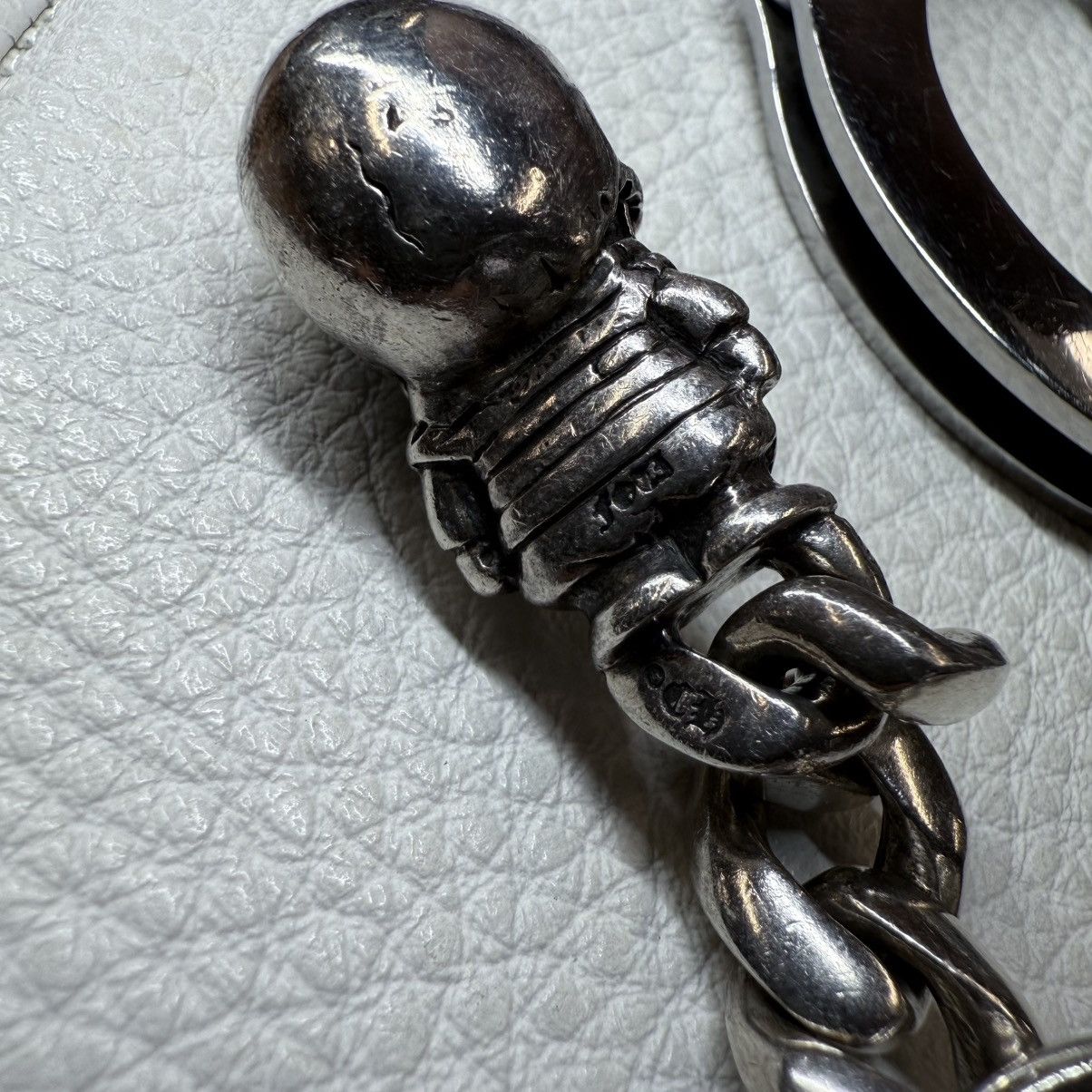 Chrome Hearts CHROME HEARTS STERLING SILVER HANDCUFFS WITH FOTI KEYCHAIN Size ONE SIZE - 11 Thumbnail