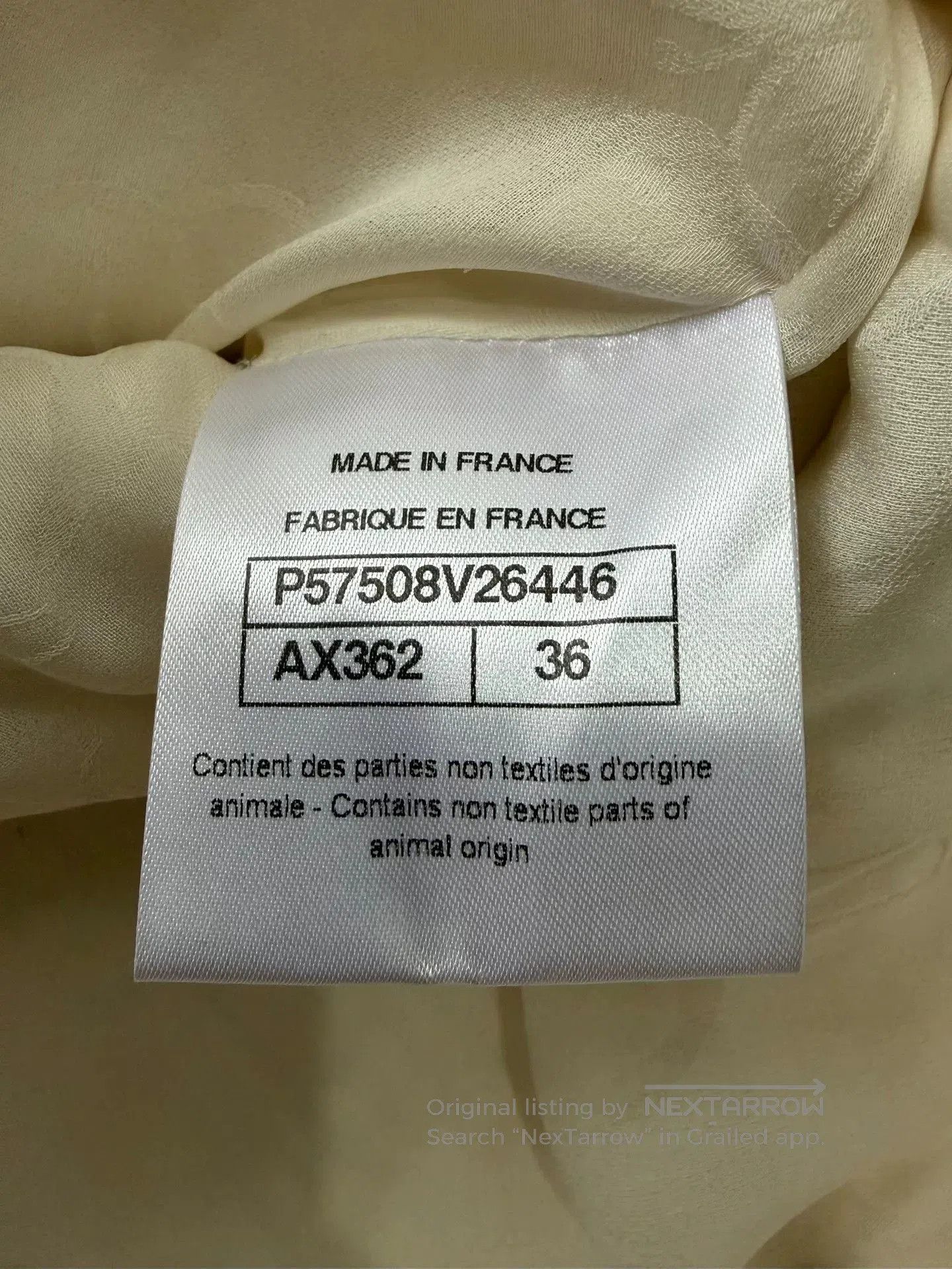 Chanel Chanel Beige Tweed Pearl Button Jacket. Size US S / EU 44-46 / 1 - 5 Thumbnail