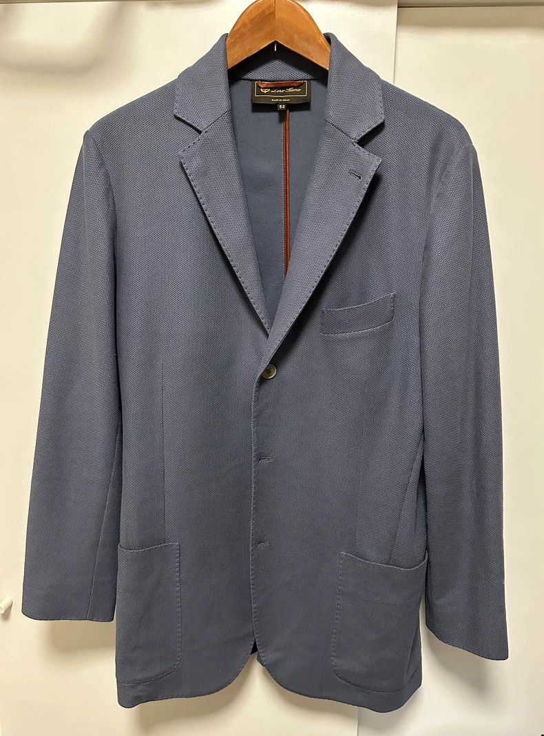 Loro Piana LORO PIANA Silk suit jacket Size US XL / EU 56 / 4 - 1 Thumbnail