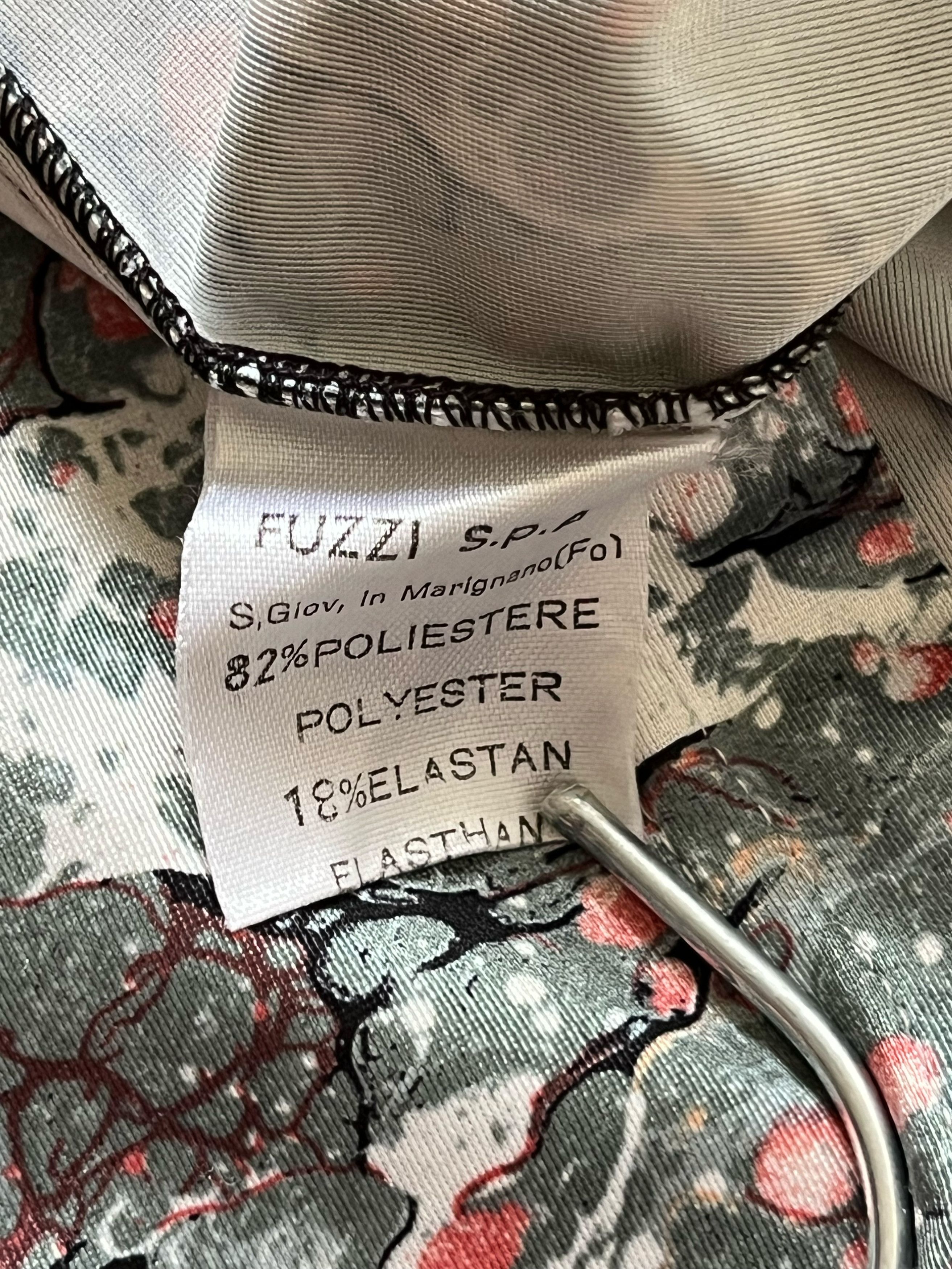 Jean Paul Gaultier Jean Paul Gaultier marbled print shiny satin tshirt Size US S / EU 44-46 / 1 - 4 Thumbnail