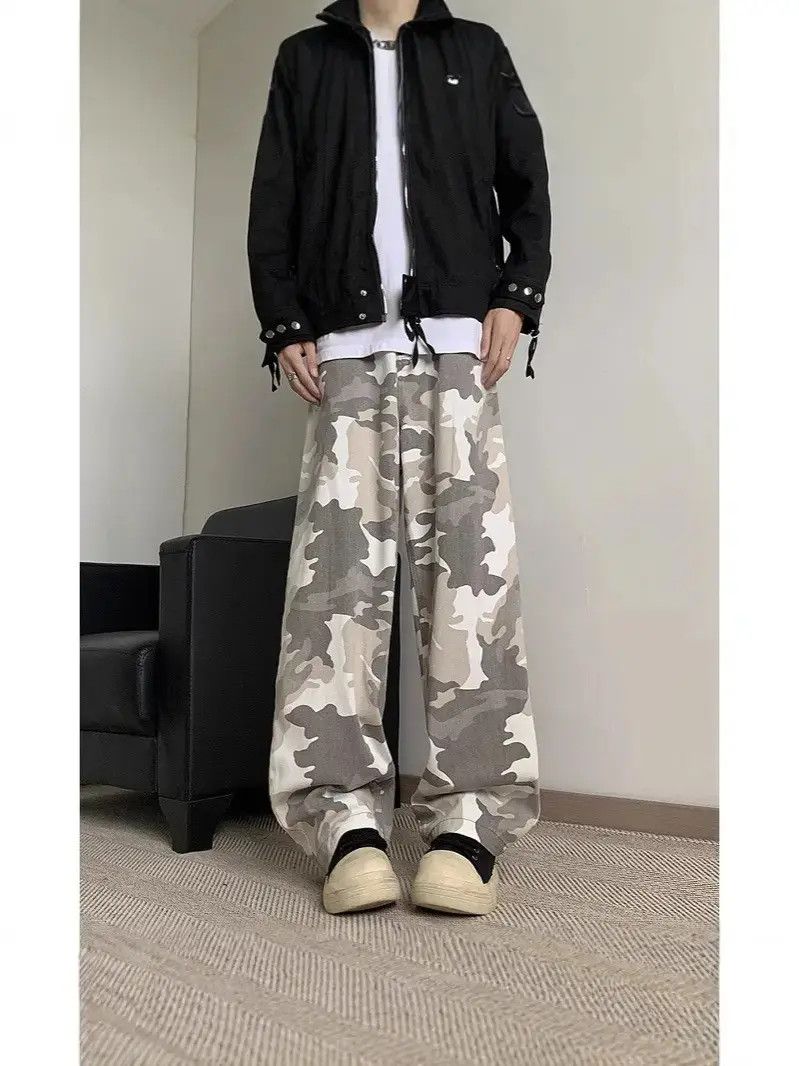 Japanese Brand Retro loose high street camouflage jeans Size US 32 / EU 48 - 1 Thumbnail