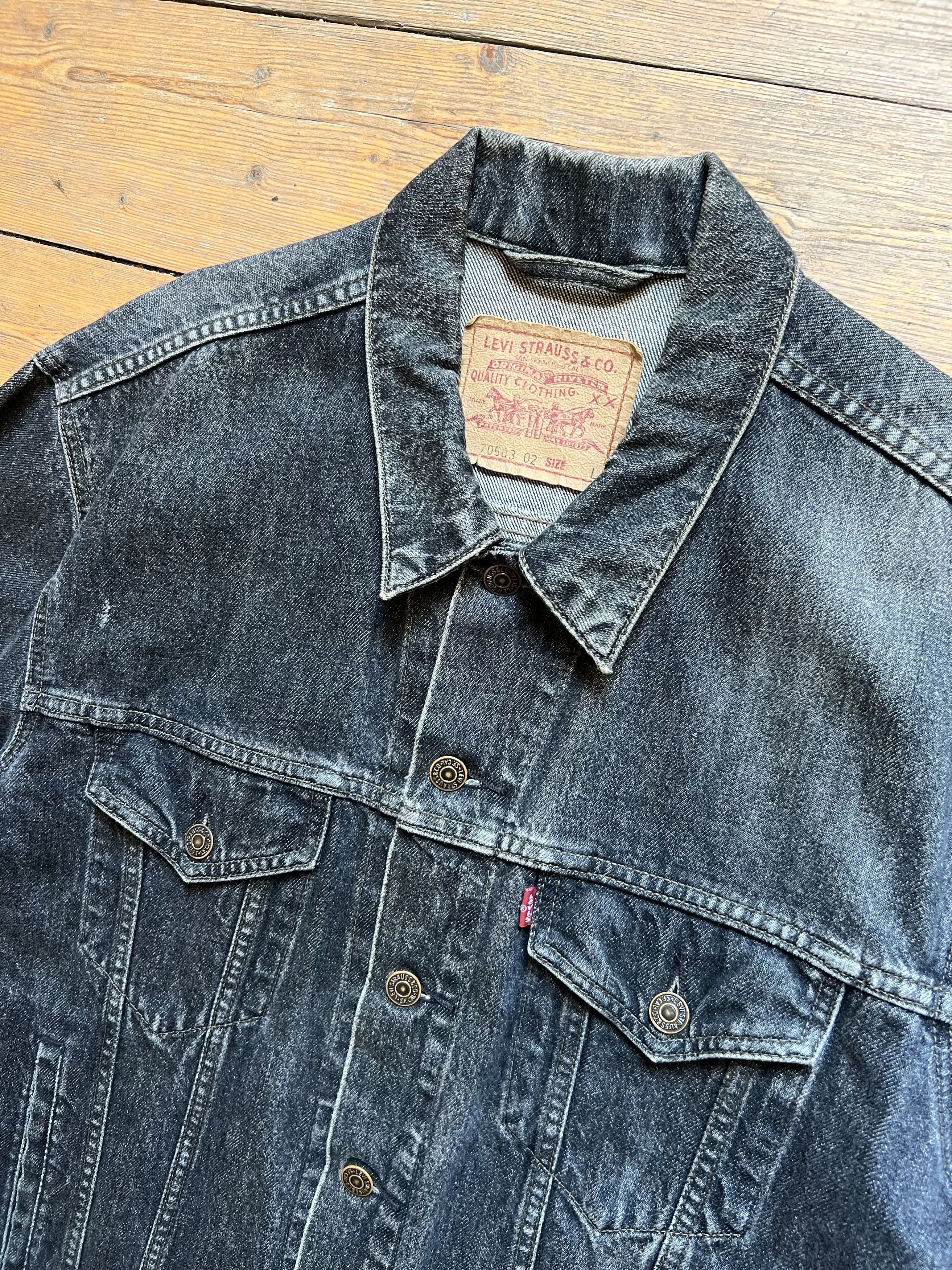 Levi's Vintage Clothing Levis Vintage Mushroom Giratinha Weed Heavy Denim Jacket Size US L / EU 52-54 / 3 - 6 Thumbnail