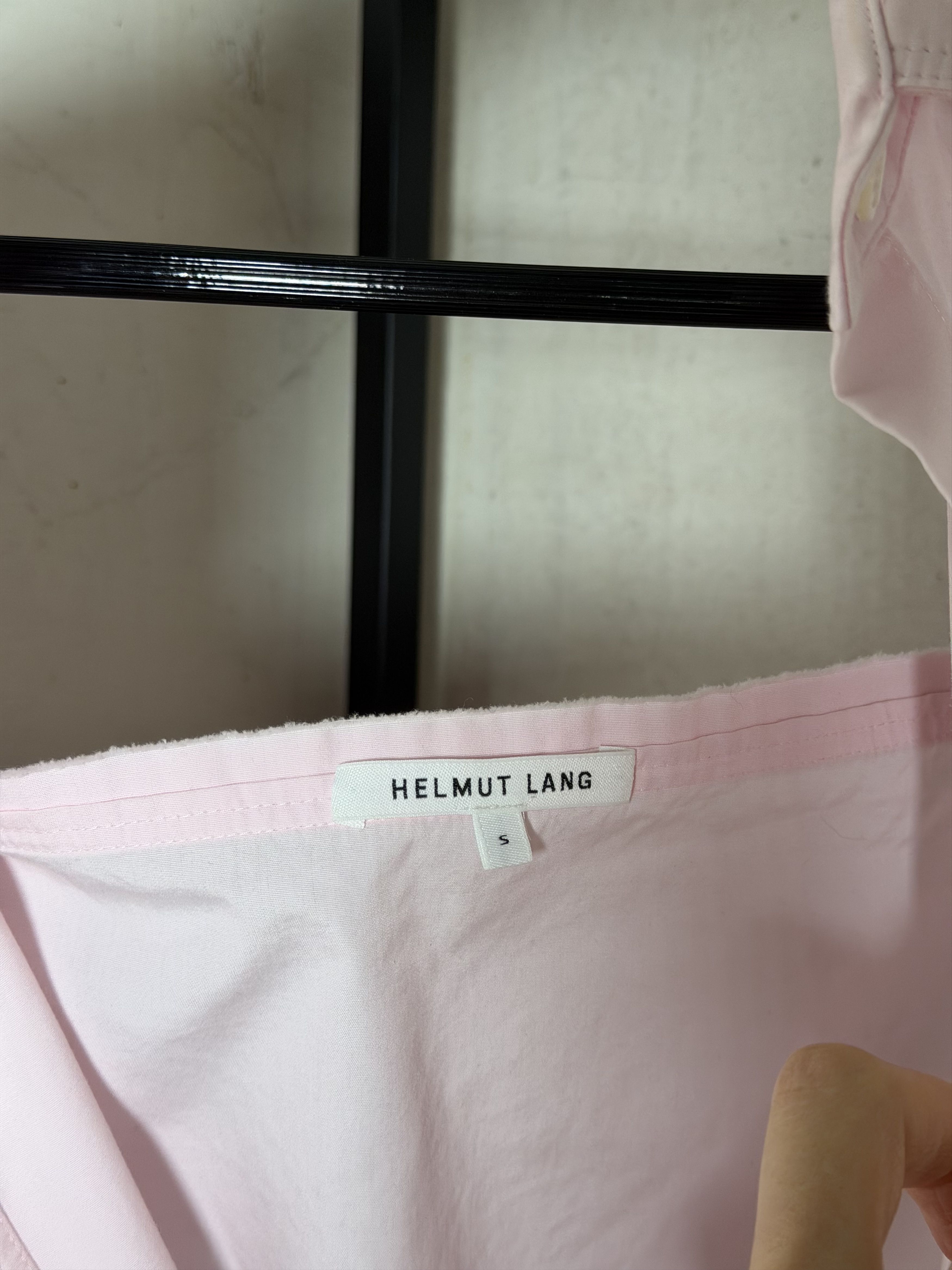 Helmut Lang Helmut Lang Open Back Pink Button Up Pointy Collar Shirt Size S / US 4 / IT 40 - 6 Thumbnail