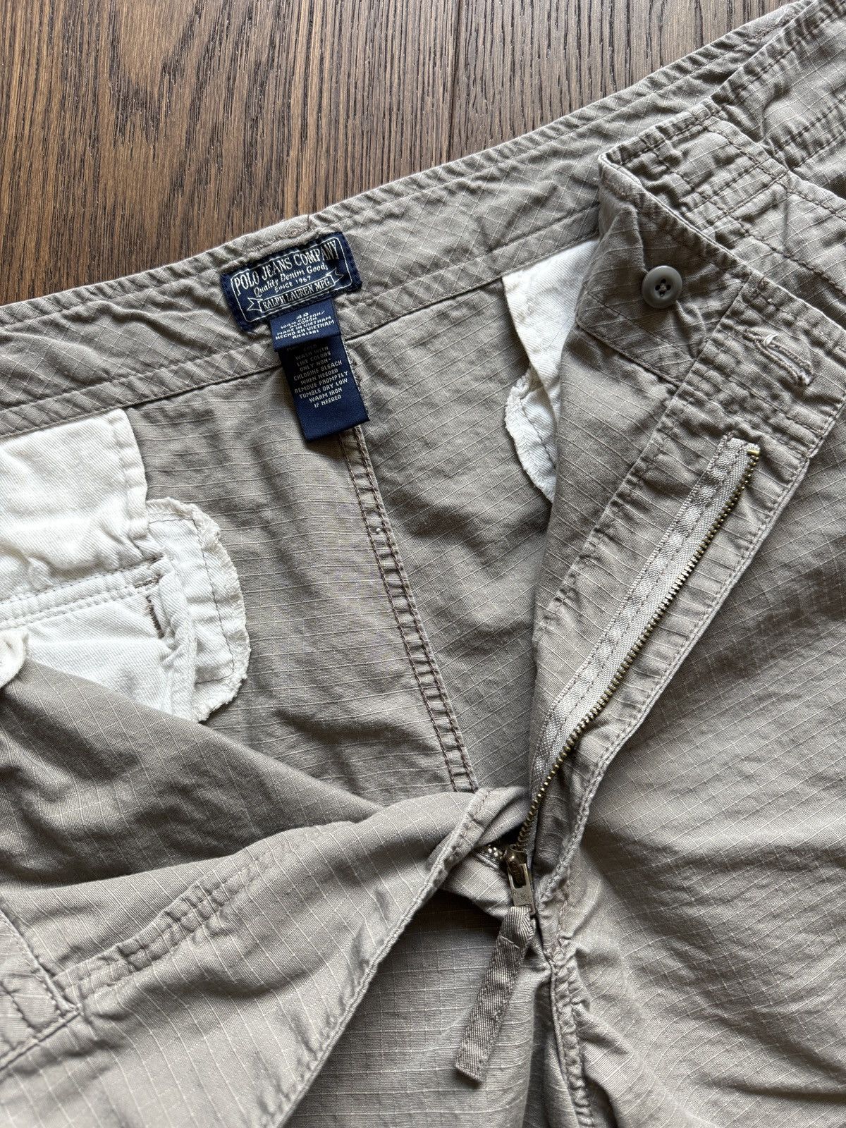 Polo Ralph Lauren Vintage Polo Jeans Company Ripstop Cargo Shorts Size US 40 / EU 56 - 5 Thumbnail