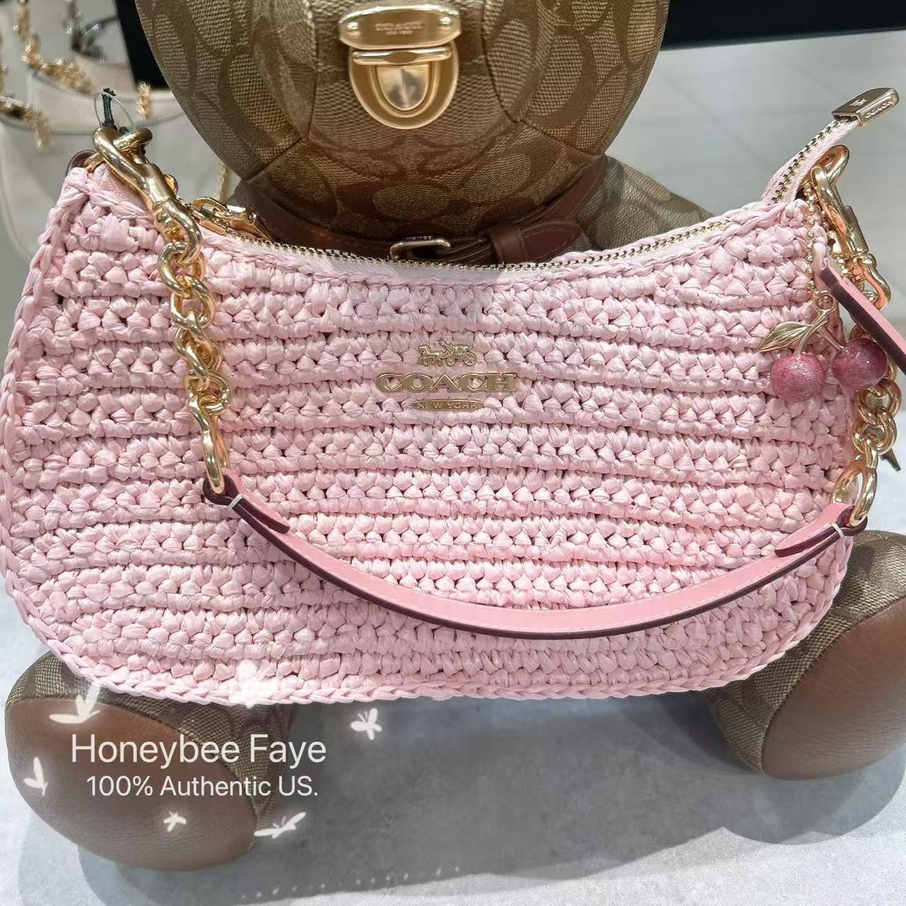 Coach Teri Shoulder Bag CBH59 Cherry Blossom Size ONE SIZE - 4 Thumbnail