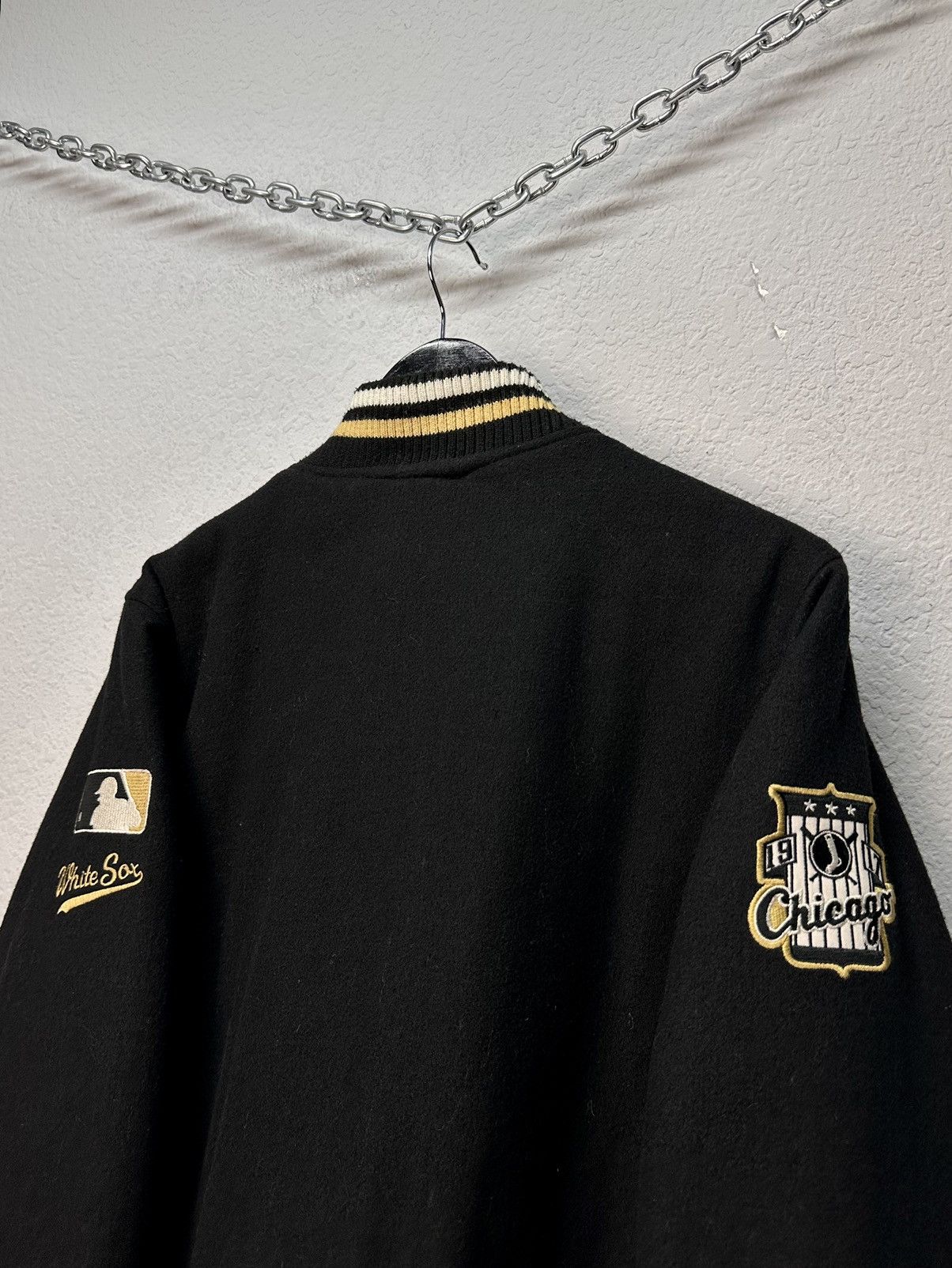 MLB Whitesox Cooperstown Majestic Varsity Bomber MLB Wool Jacket Size US S / EU 44-46 / 1 - 16 Thumbnail