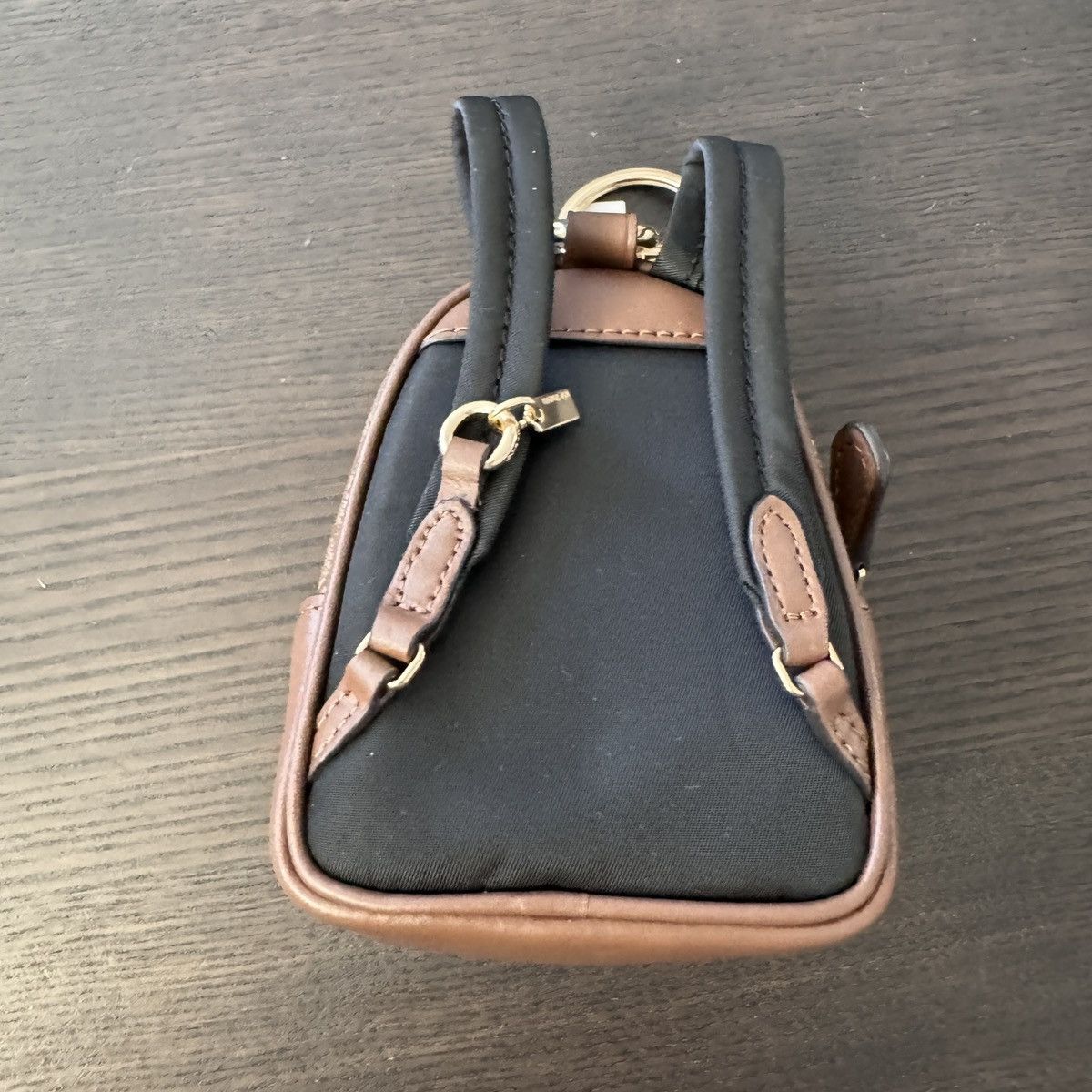 Coach Mini Court Backpack Bag Charm In Signature Canvas