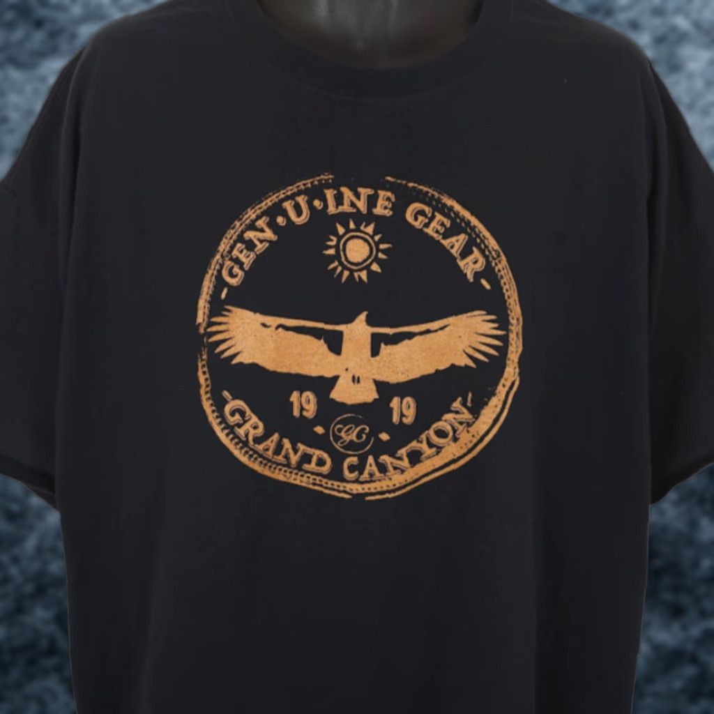 Gildan Gildan Grand Canyon T Shirt Mens 3XL Black National Park Hiking Nature Tee Mens Black 3XL T Shirt National Park Hiking Nature Gildan Mens Size US XXL / EU 58 / 5 - 1 Thumbnail