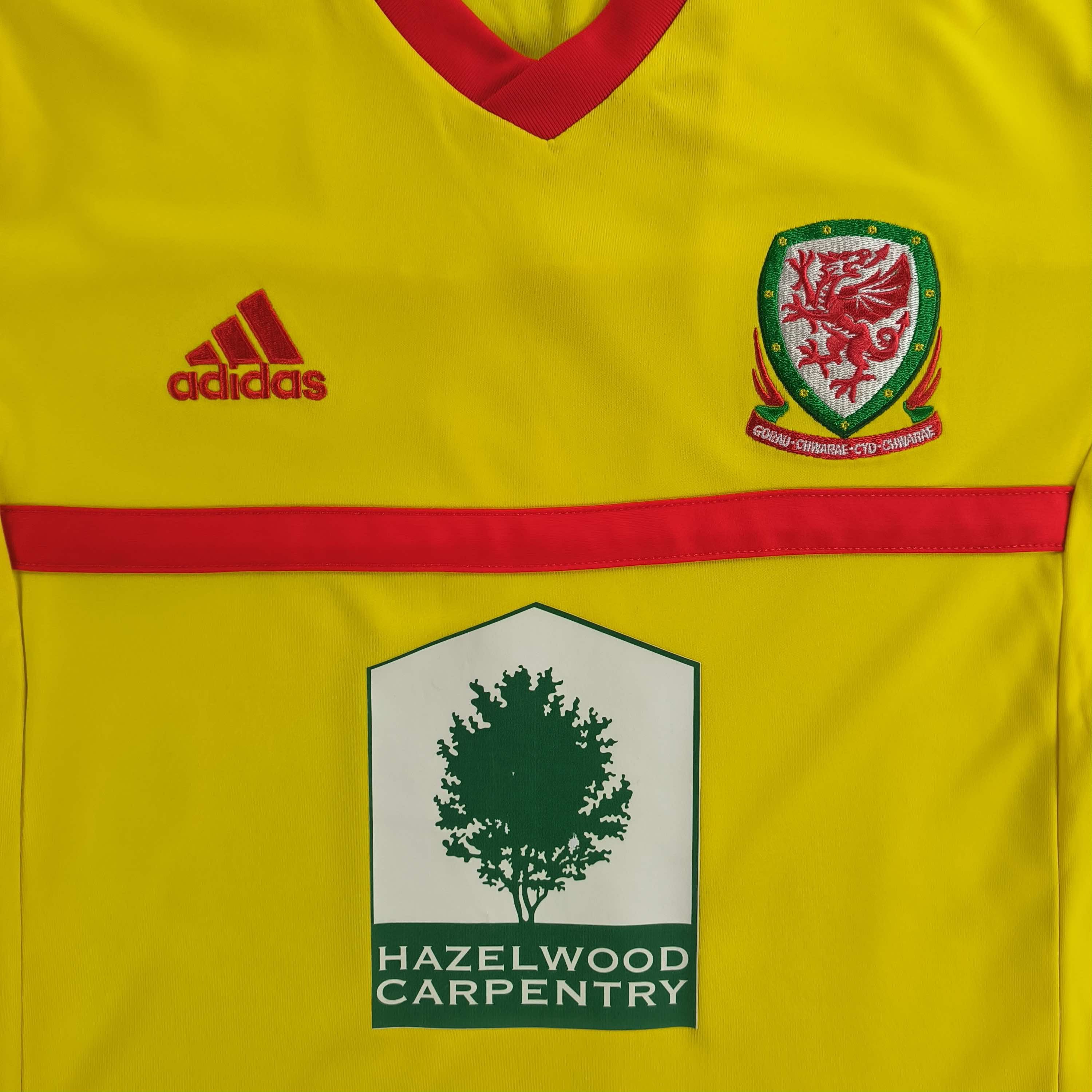 Adidas Wales 2015-16 Adidas away #4 football jersey shirt size S Size US S / EU 44-46 / 1 - 3 Thumbnail