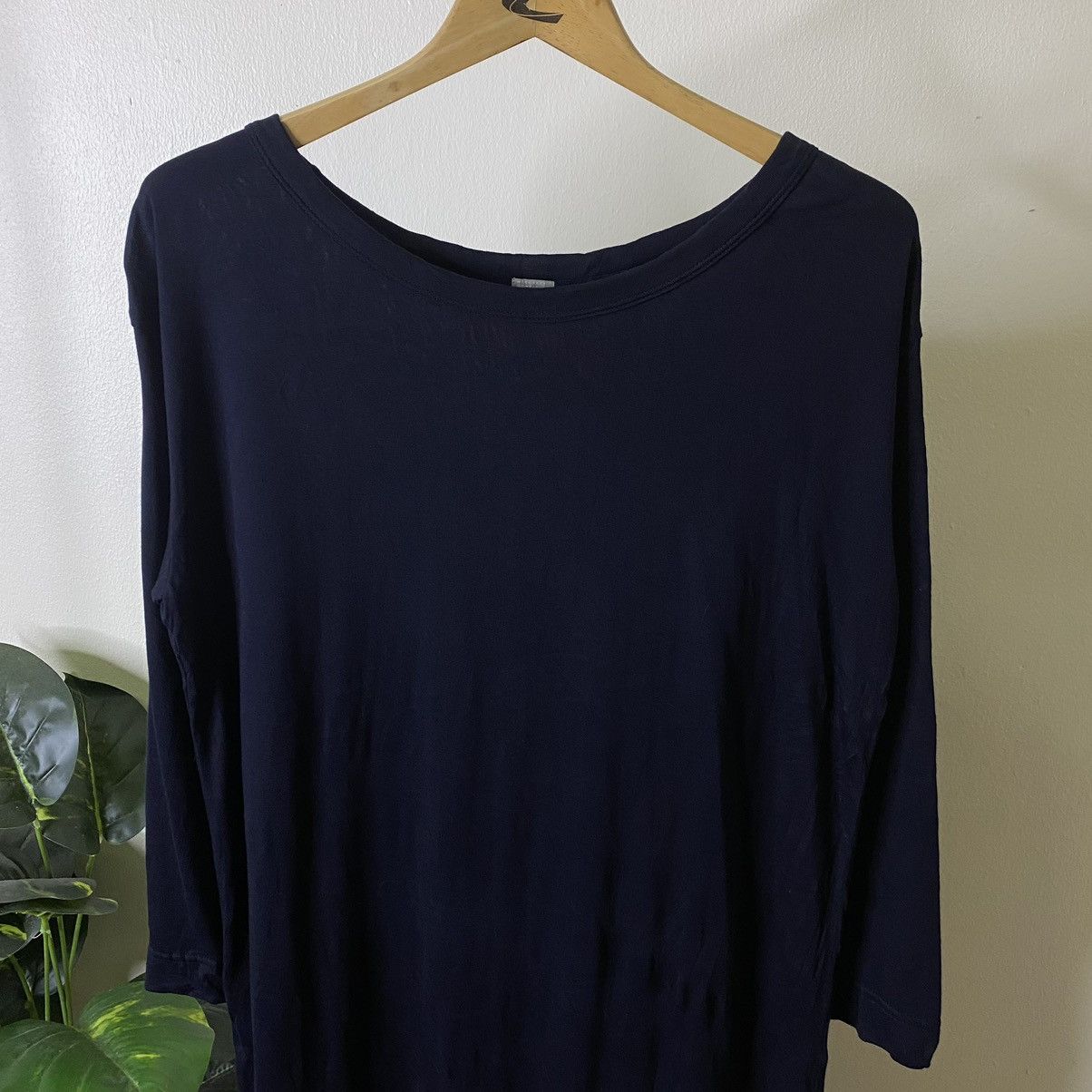Margaret Howell Margaret Howell Black Blank Long T Shirt Size US M / EU 48-50 / 2 - 2 Thumbnail
