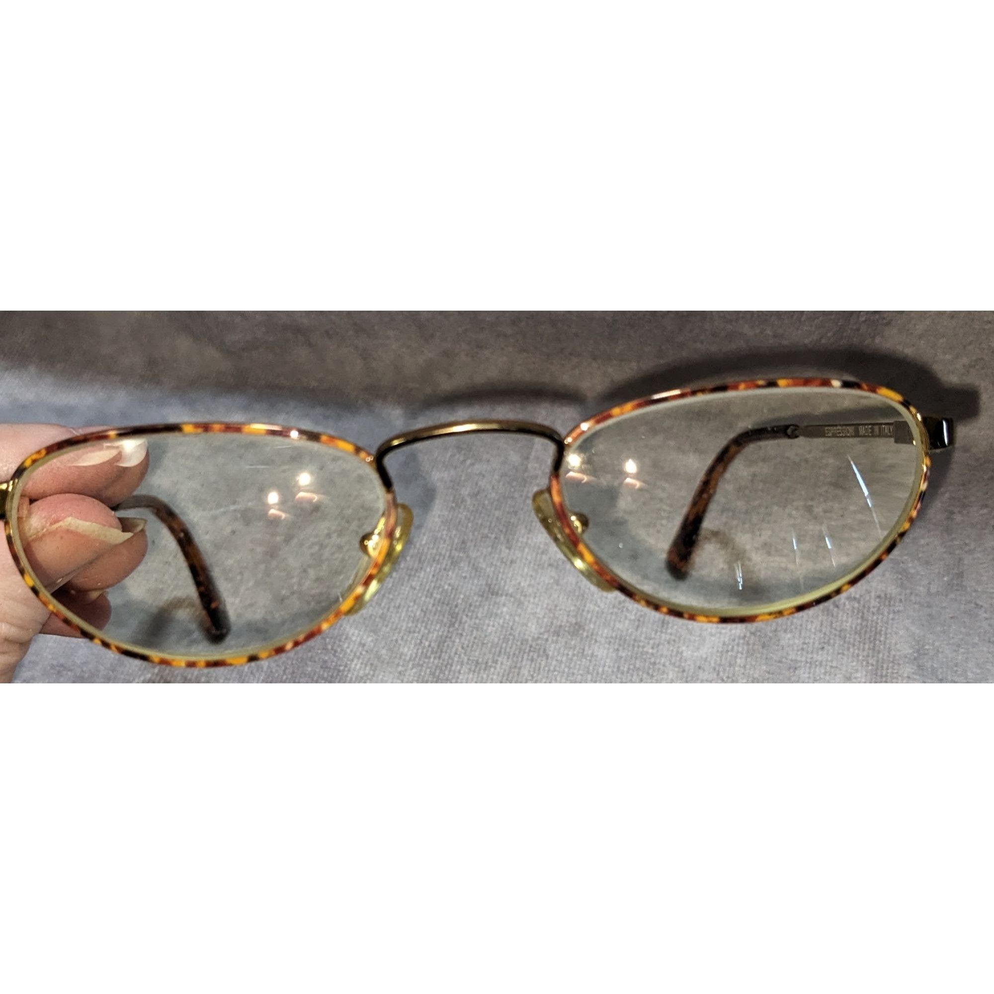 Other Espressioni Lady Flex Tortoise Shell Eyeglass Frames Gold Ac Size ONE SIZE - 7 Thumbnail