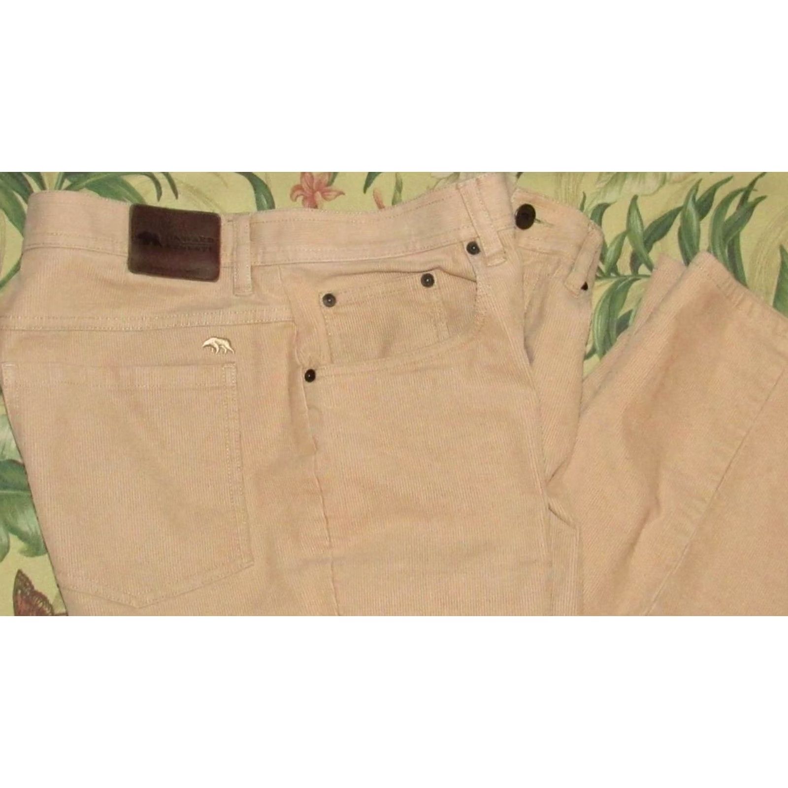 Vintage ONWARD RESERVE Tan Corduroy Chino Pants 34 x 30 Men Shirt? Size US 34 / EU 50 - 2 Thumbnail