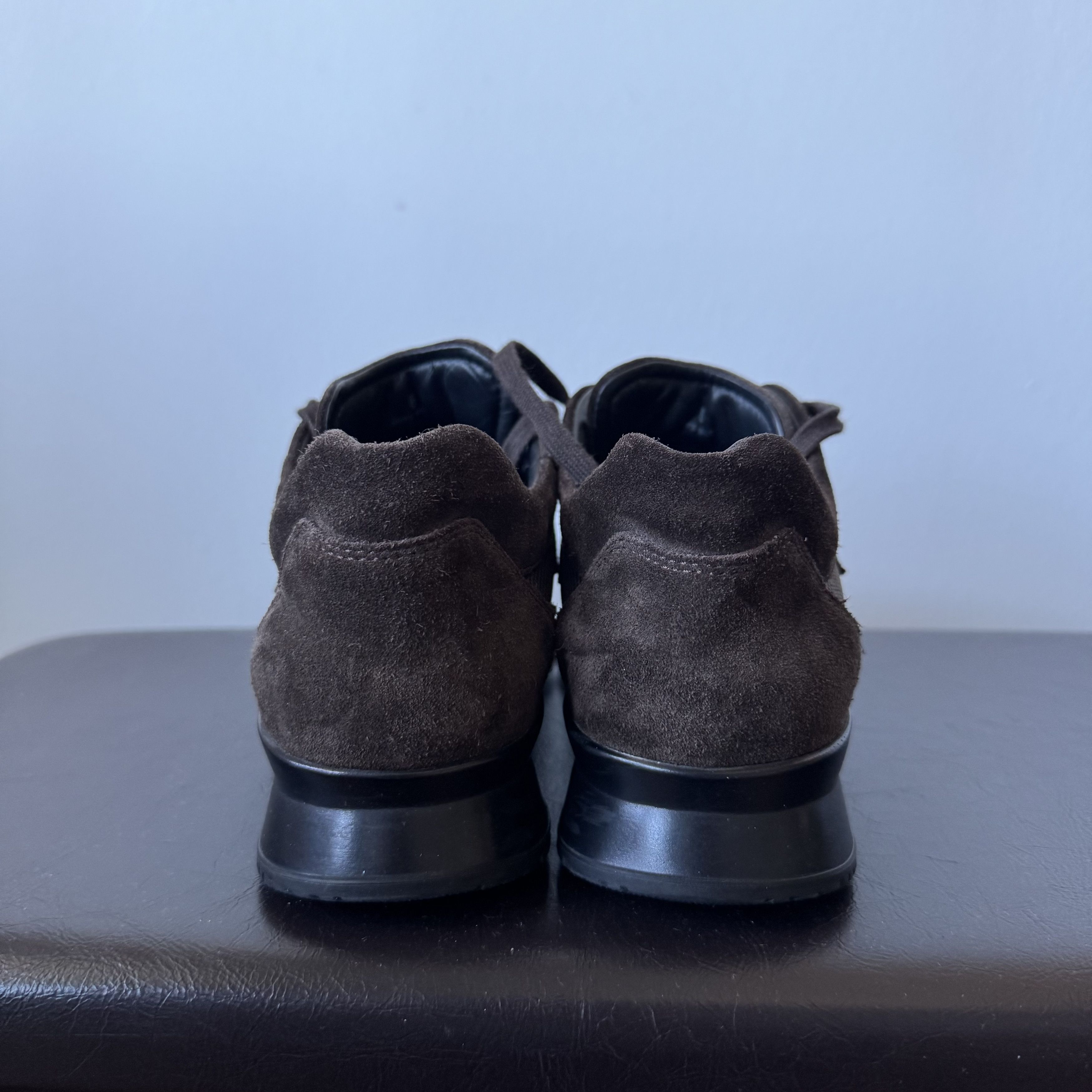 Hogan HOGAN Suede Brown Logo Sneakers Italy Size US 7 / EU 40 - 4 Thumbnail