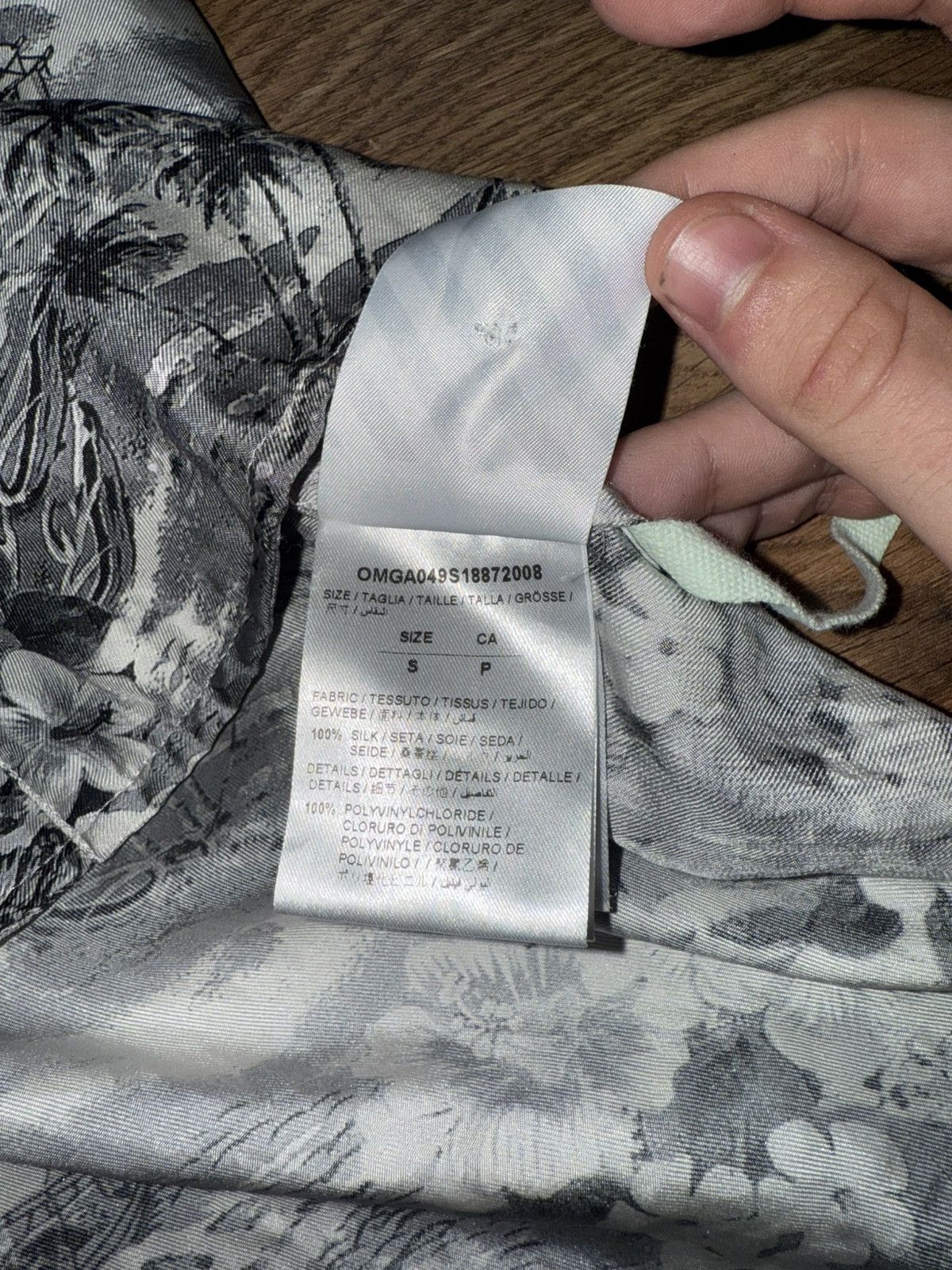Off-White Off-white hawaiian silk shirt Size US S / EU 44-46 / 1 - 5 Thumbnail