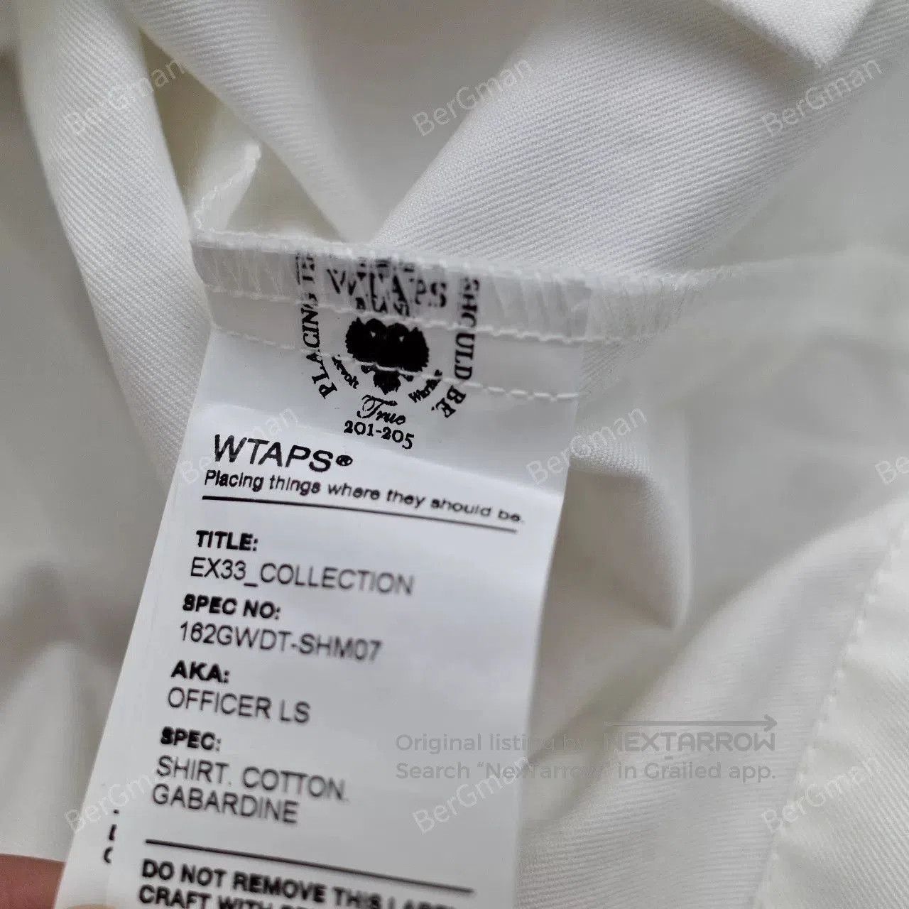 Wtaps WTAPS 16AW OFFICER LS Shirt. Size US M / EU 48-50 / 2 - 6 Thumbnail