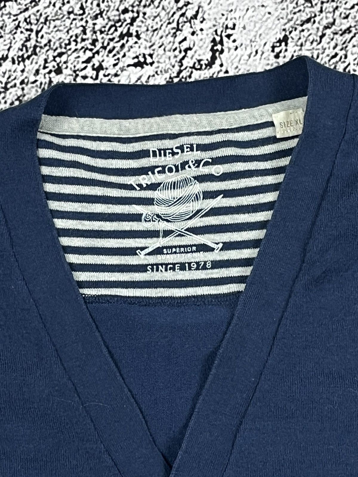 Diesel Vintage Y2K Diesel old money cardigan sweater size XL Size US XL / EU 56 / 4 - 4 Thumbnail